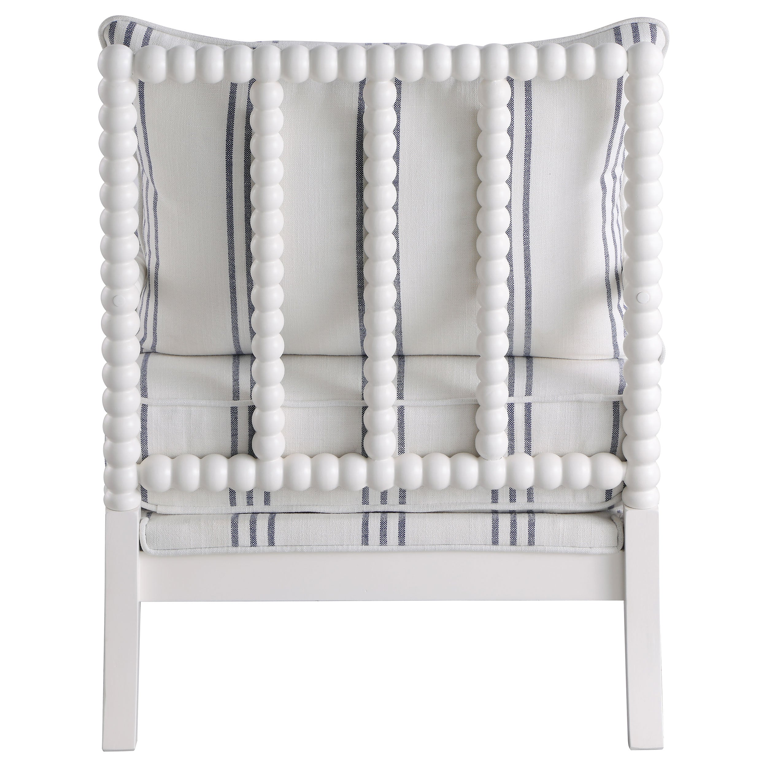 Blanchett Upholstered Bobbin Accent Chair White-CoasterElevations