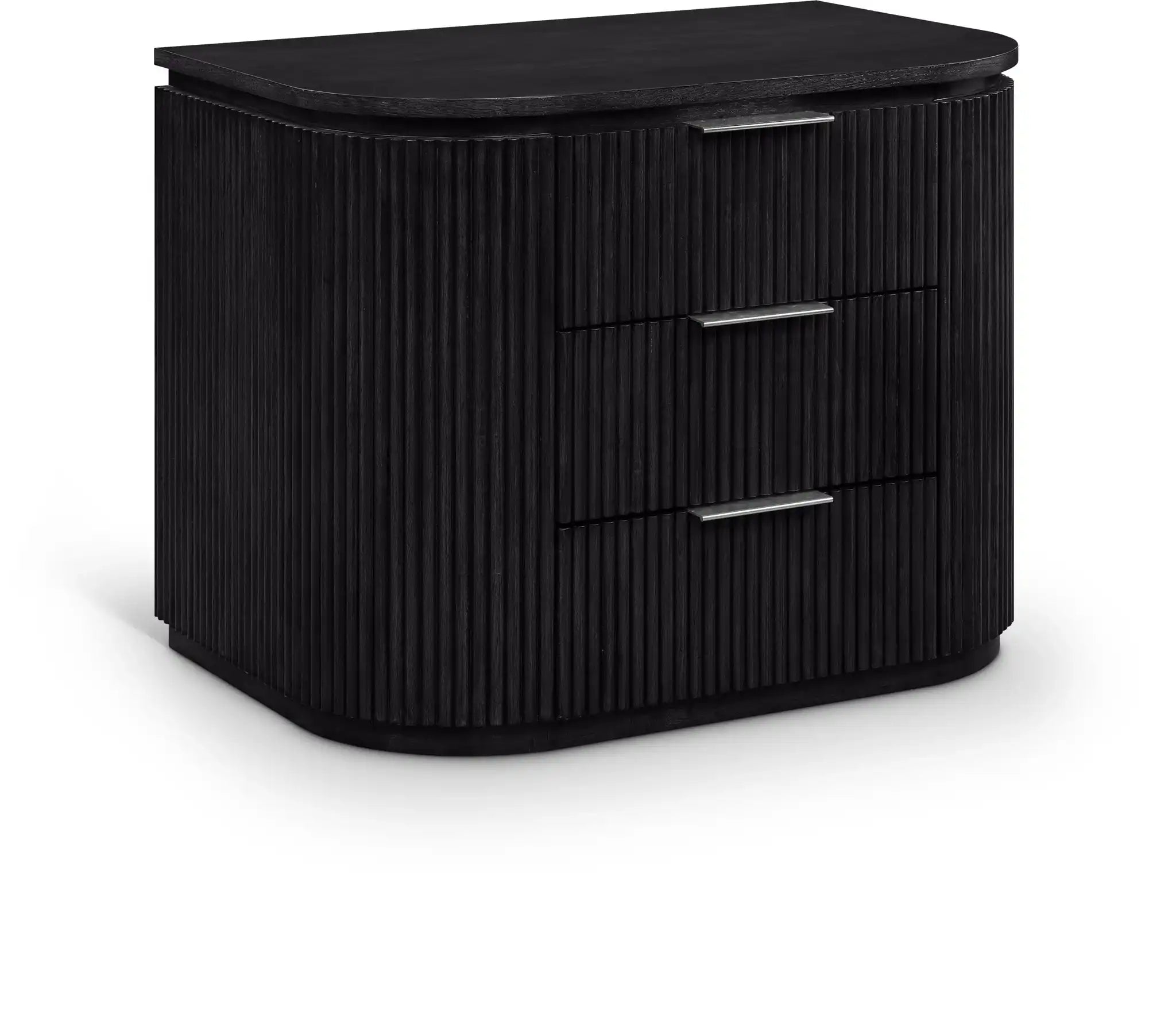 Astrid - Solid Wood And Oak Veneer Nightstand - Best Buy Furniture