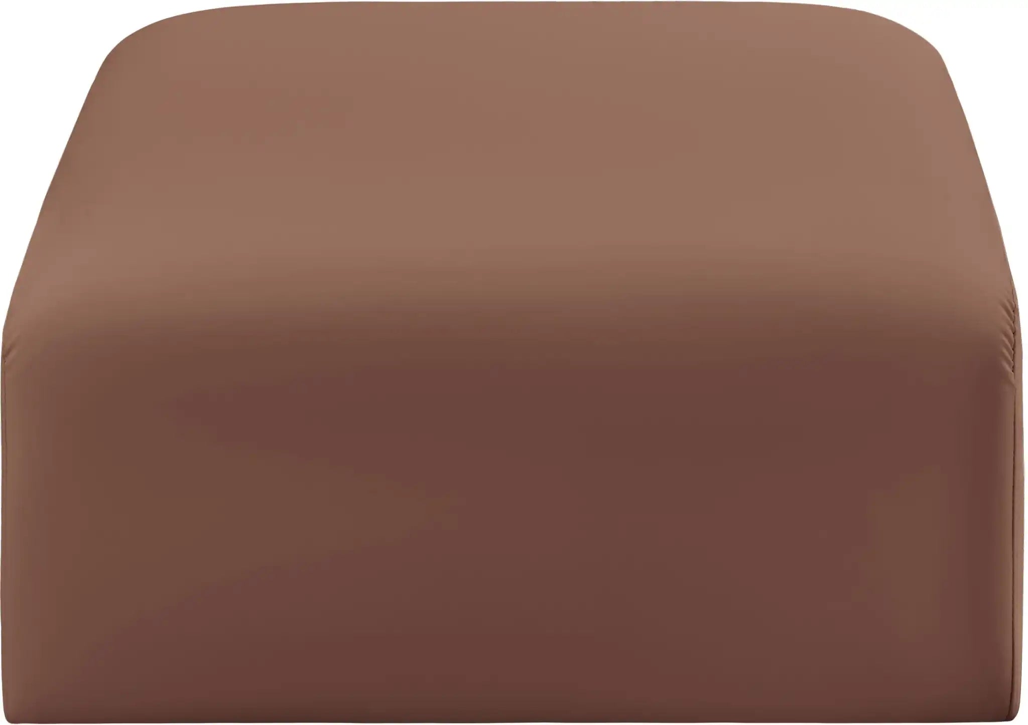 Arc - Faux Leather Ottoman