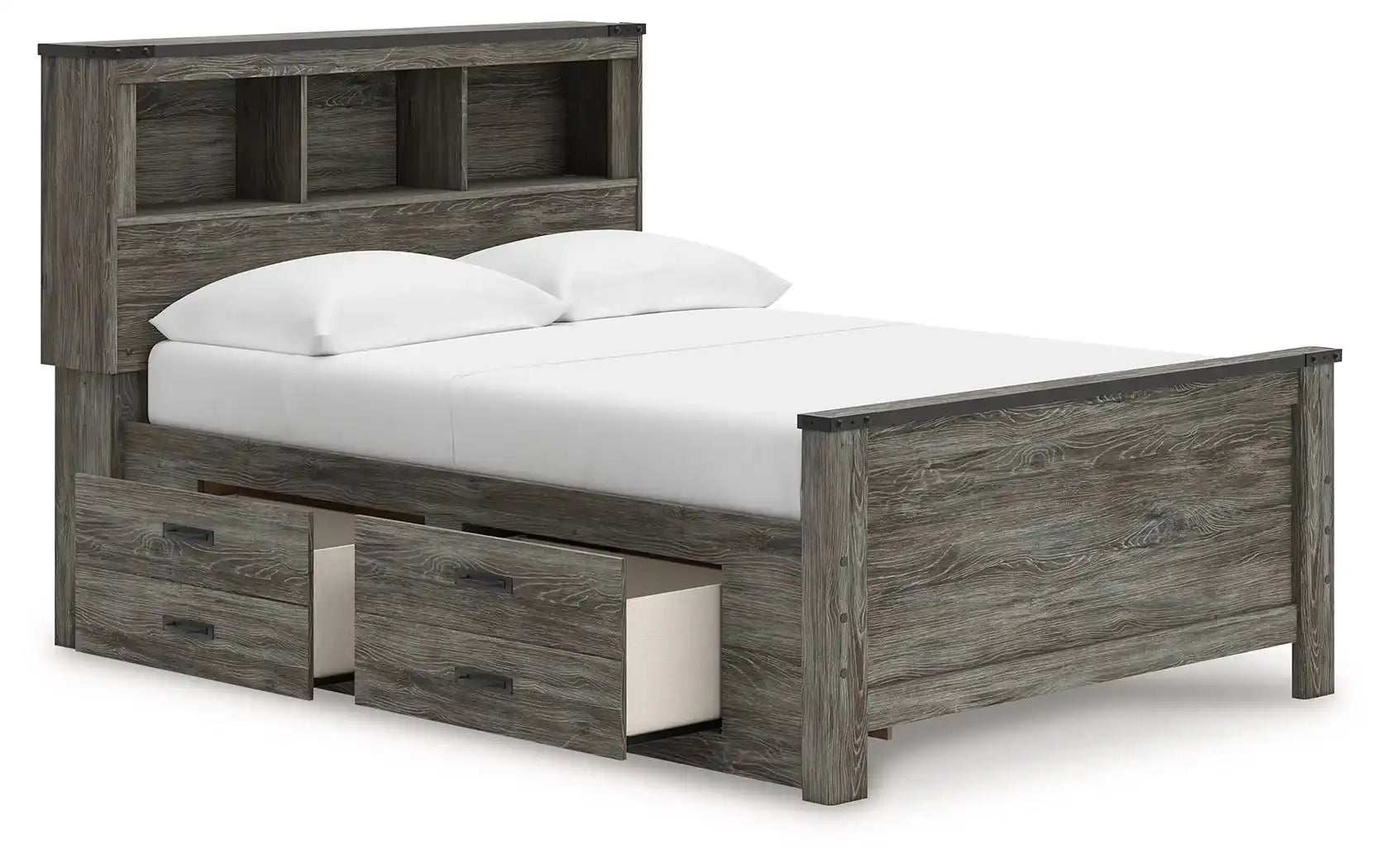 Frandern - Bookcase Panel Bed - Best Buy Furniture