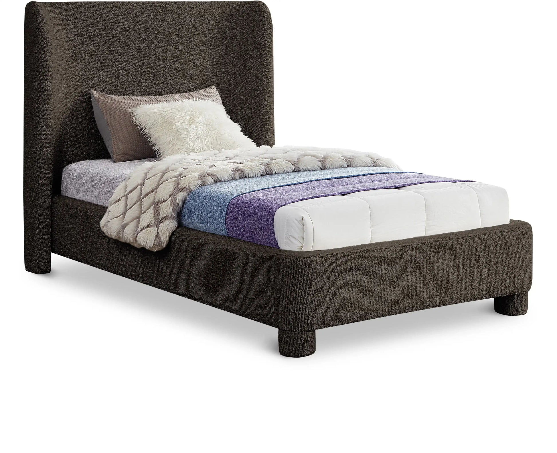 Penny - Boucle Fabric Bed - Best Buy Furniture