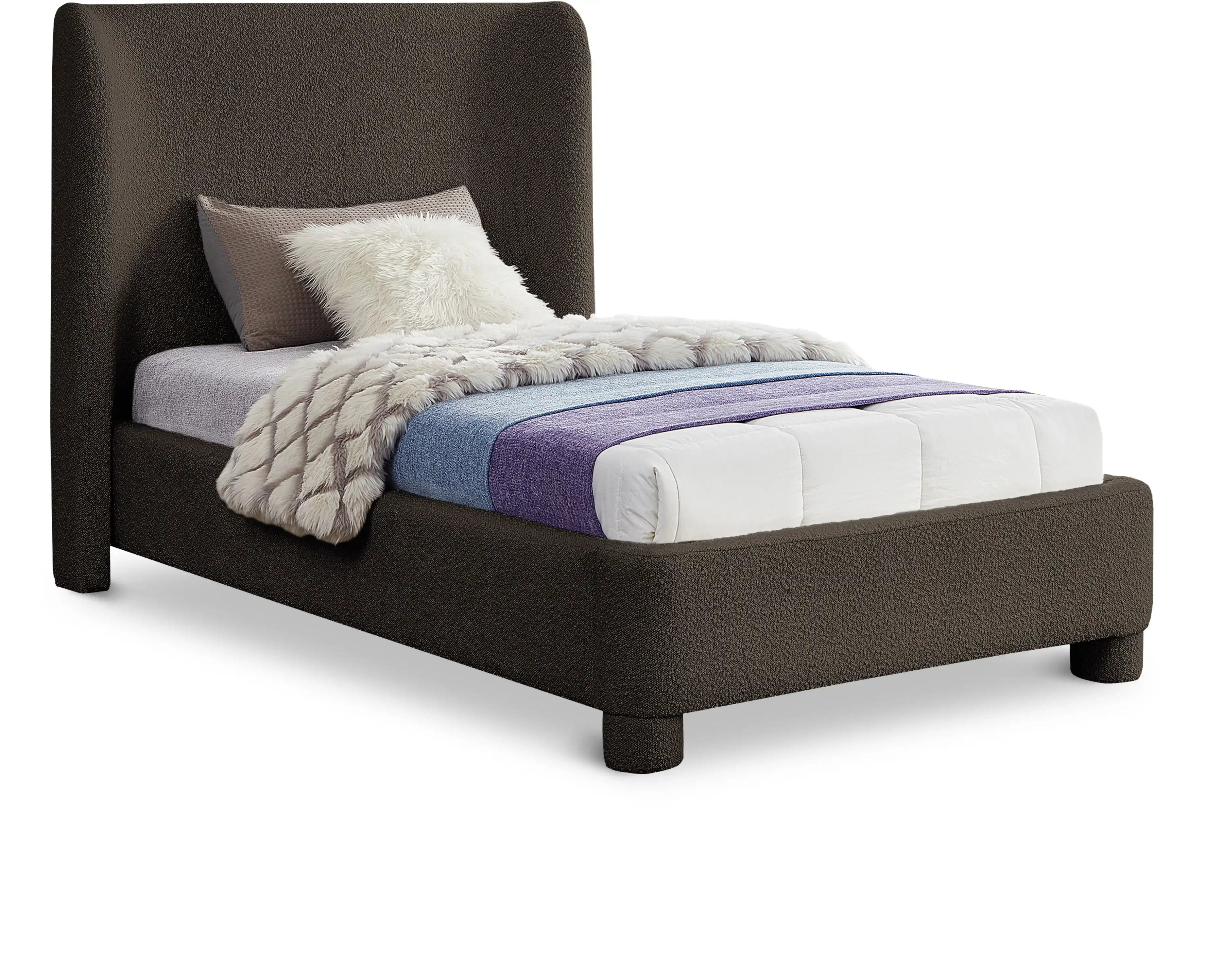 Penny - Boucle Fabric Bed - Best Buy Furniture