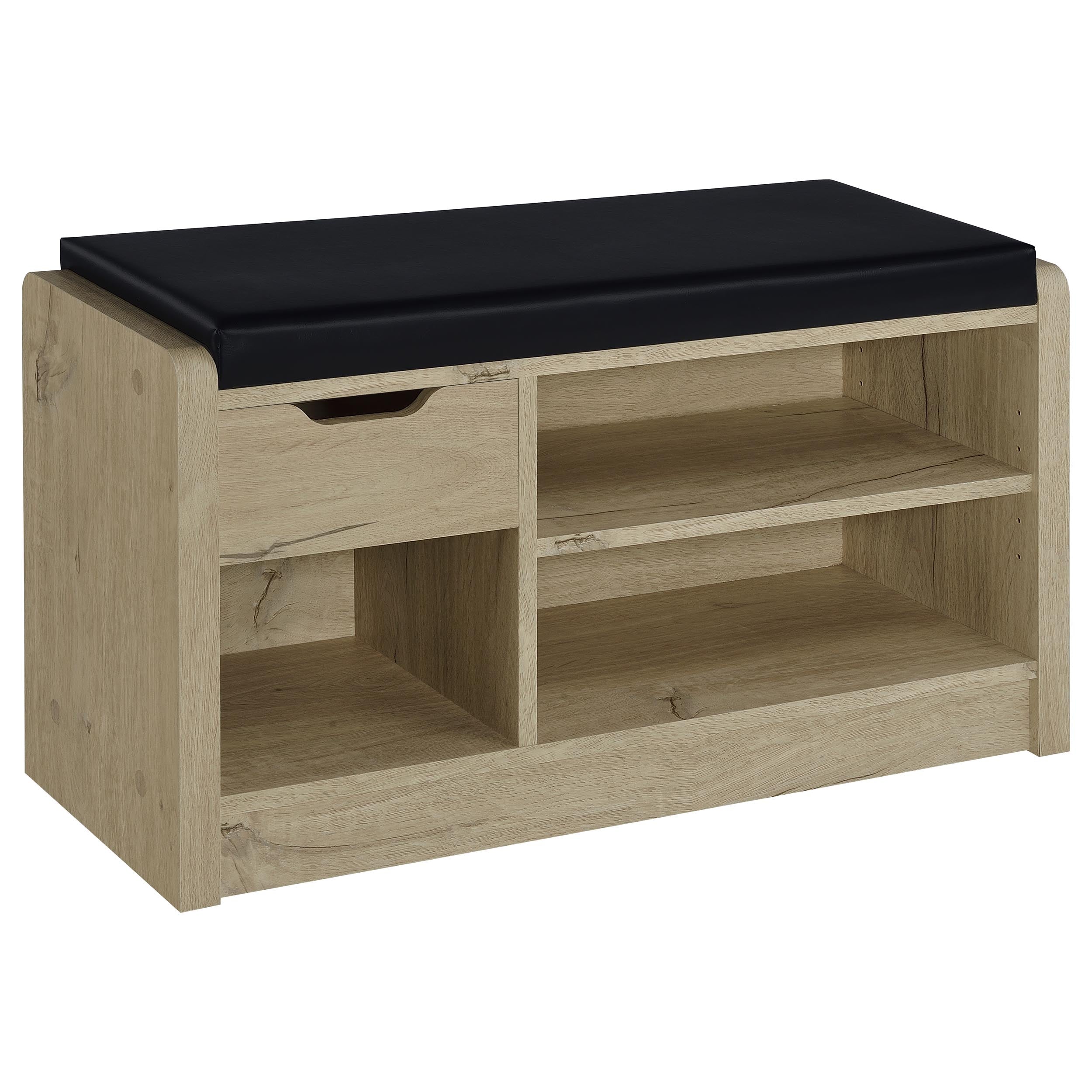 Arrington Storage Bench White Oak-