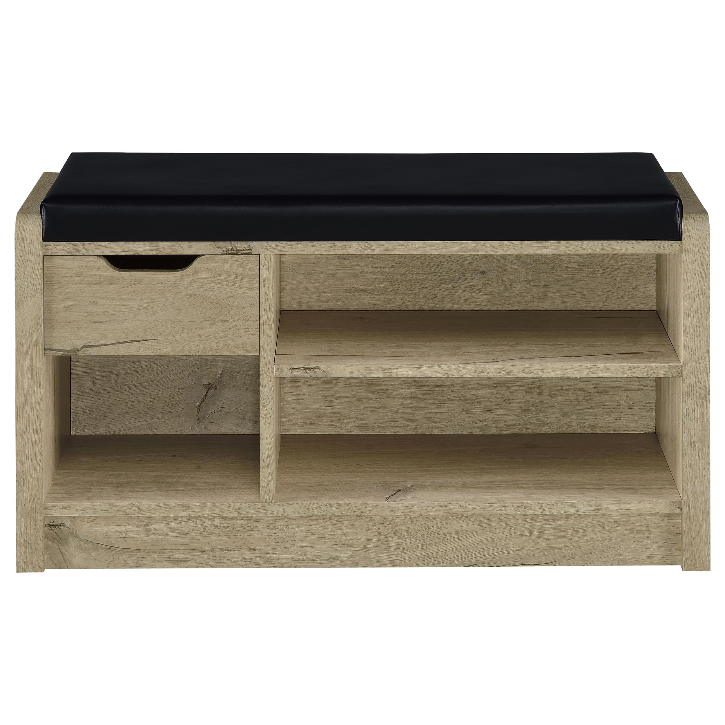 Arrington Storage Bench White Oak-