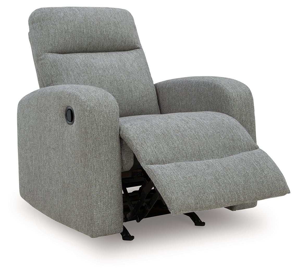 Gauntlet - Rocker Recliner - Sterling - Best Buy Furniture