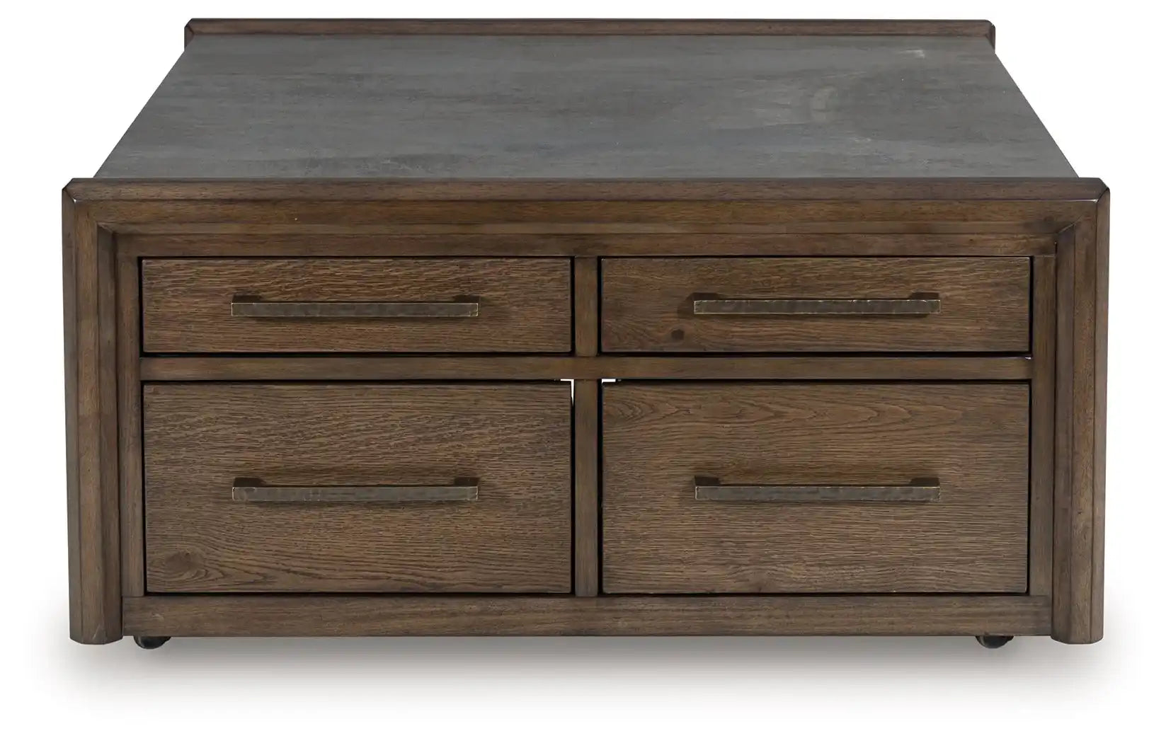 Kallenny - Square Cocktail Table - Brown / Gray - Best Buy Furniture