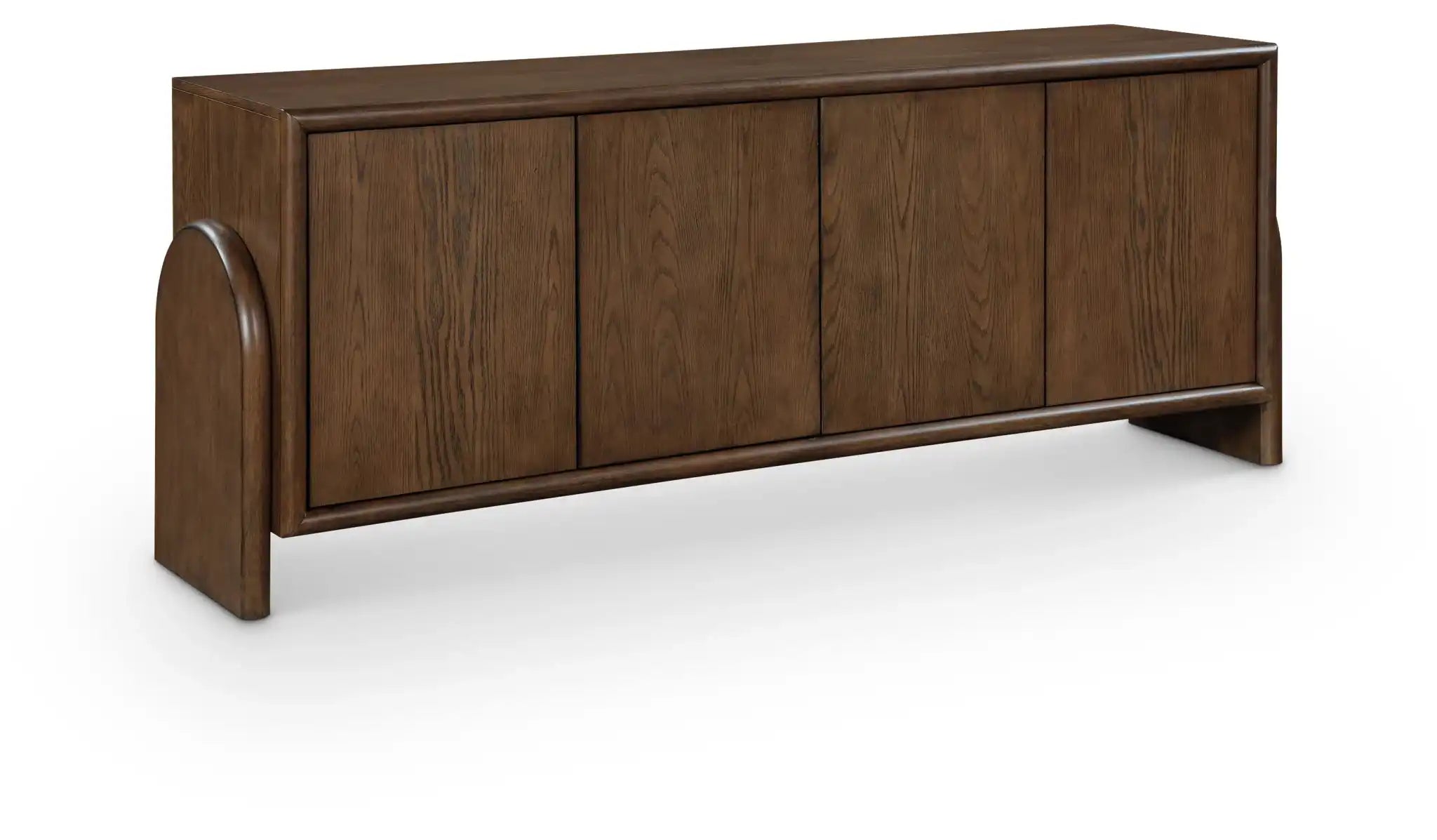 Elanor - Oak Veneer And Solid Wood Sideboard/Buffet - Best Buy Furniture