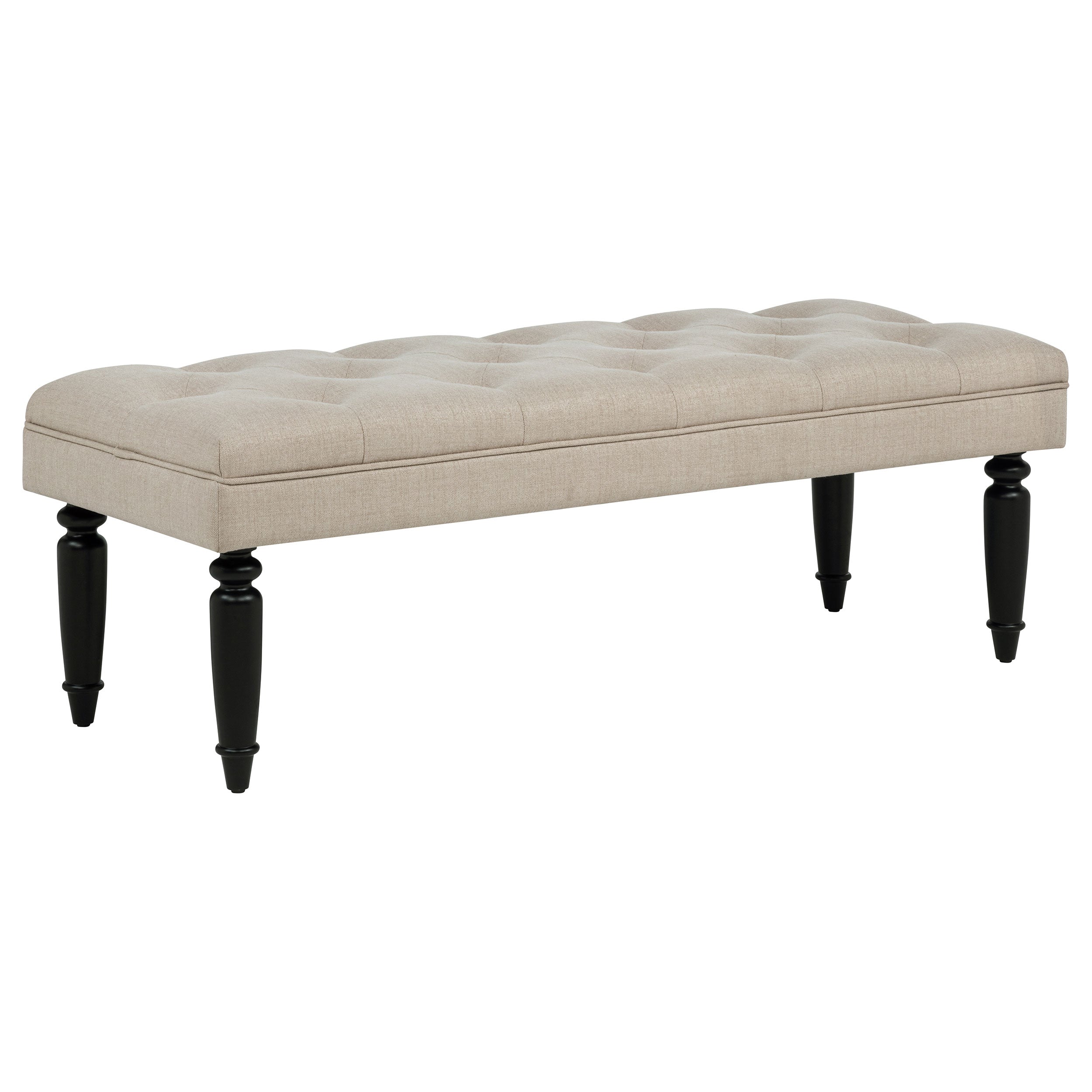 Marsha 52-inch Upholstered Entryway Accent Bench Latte-