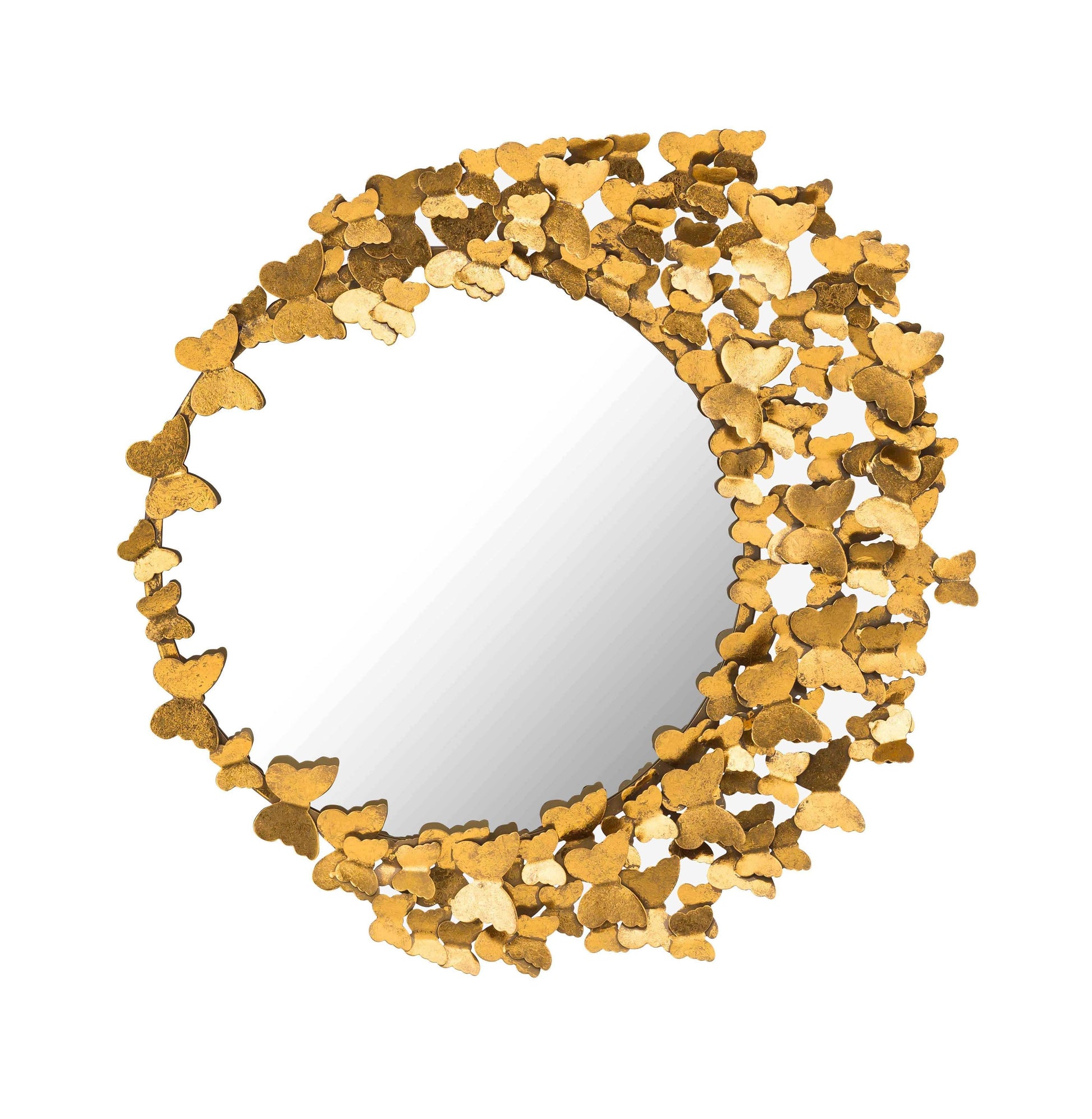 Butterfly - Mirror - Gold - Best Buy Furniture