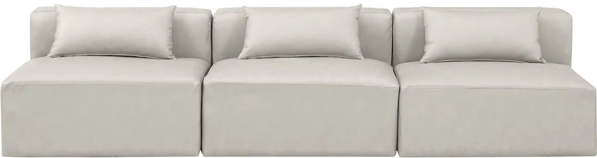 Cube - Modular 3 Seat Armless Sofa