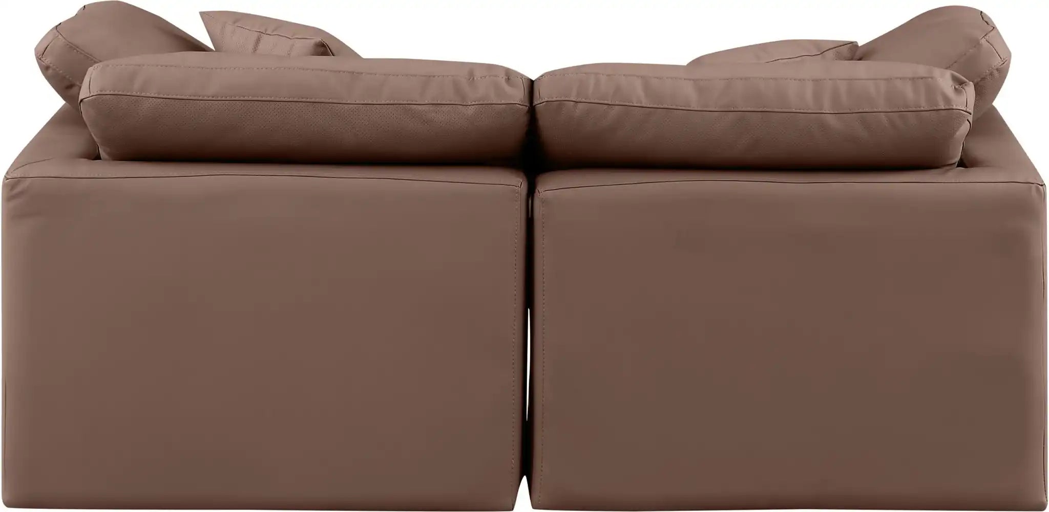 Indulge - Faux Leather 2 Seat Modular Sofa