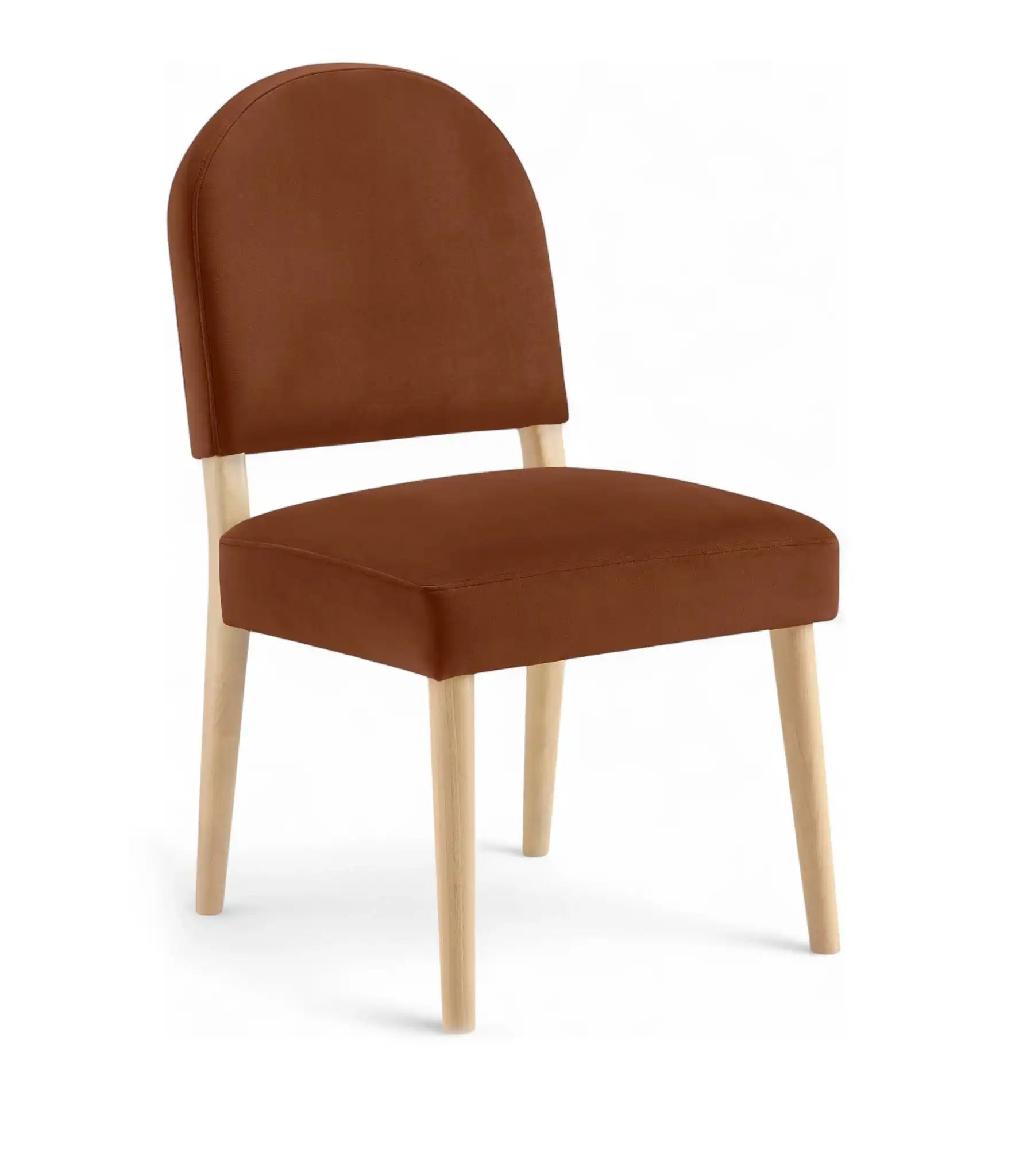 Varinelle - Velvet Dining Chair (Set of 2) - Natural Frame - Best Buy Furniture