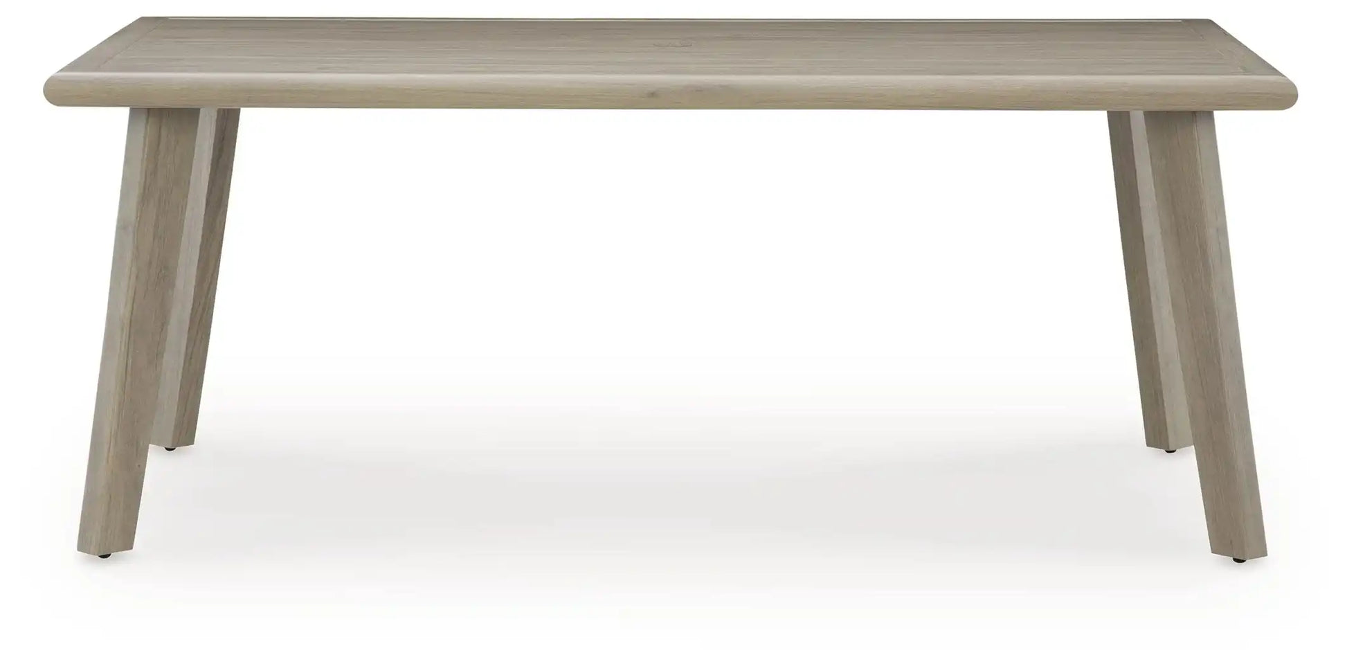 Cliff Trails - Rectangle Dining Table With Umbrella Option - Beige - Best Buy Furniture