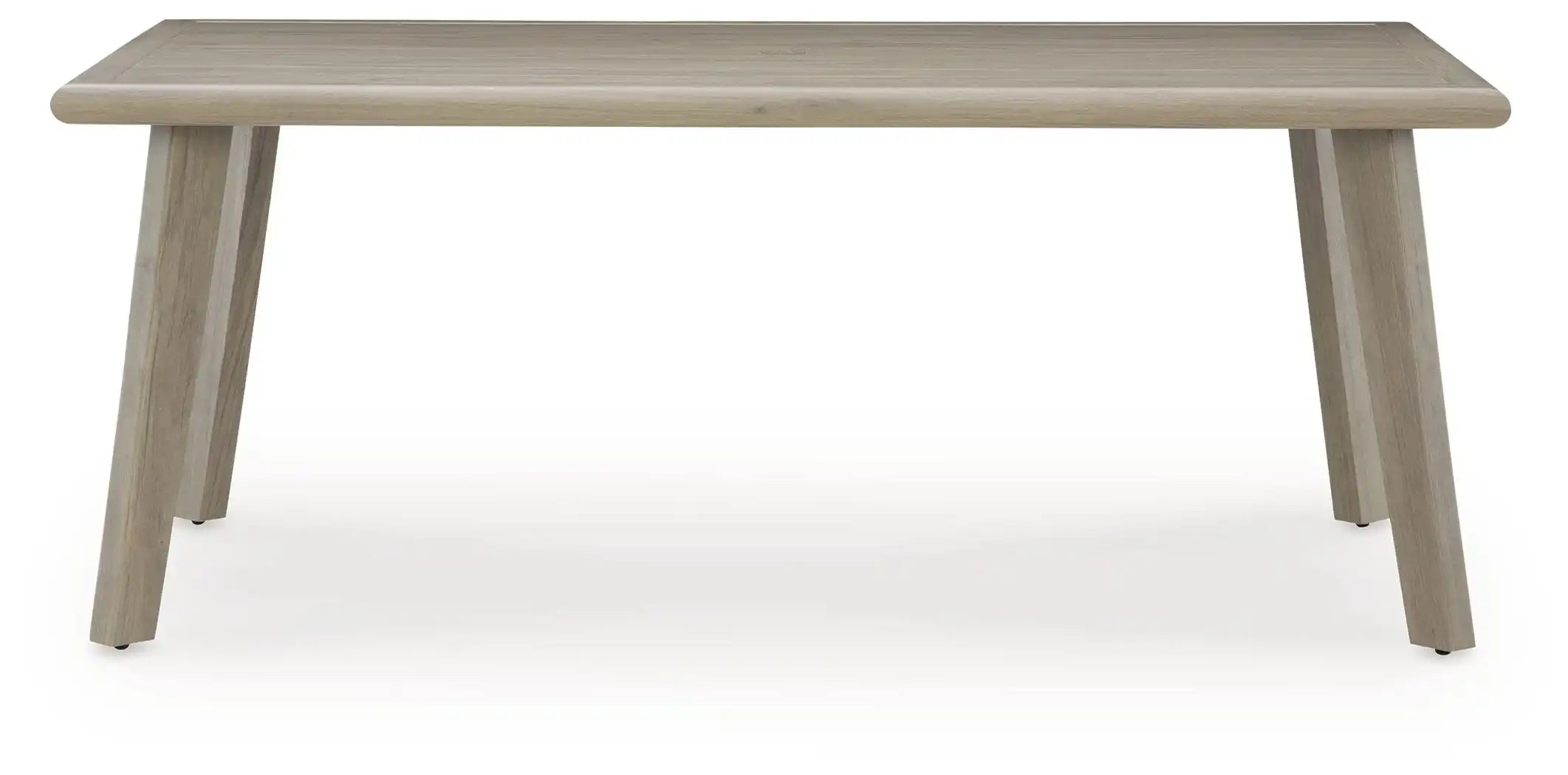 Cliff Trails - Rectangle Dining Table With Umbrella Option - Beige - Best Buy Furniture