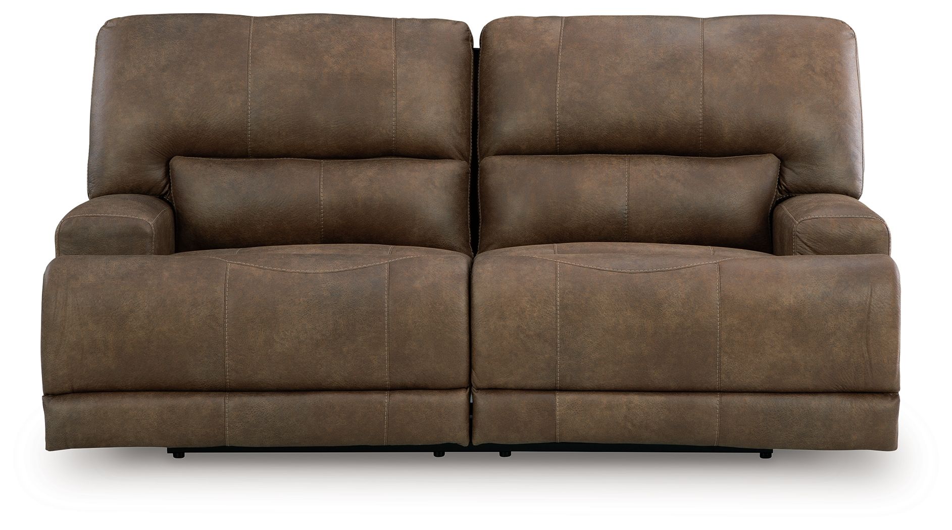 Beckley Place - 2 Seat Power Reclining Sofa With Adjustable Headrest - Earth - Best Buy Furniture