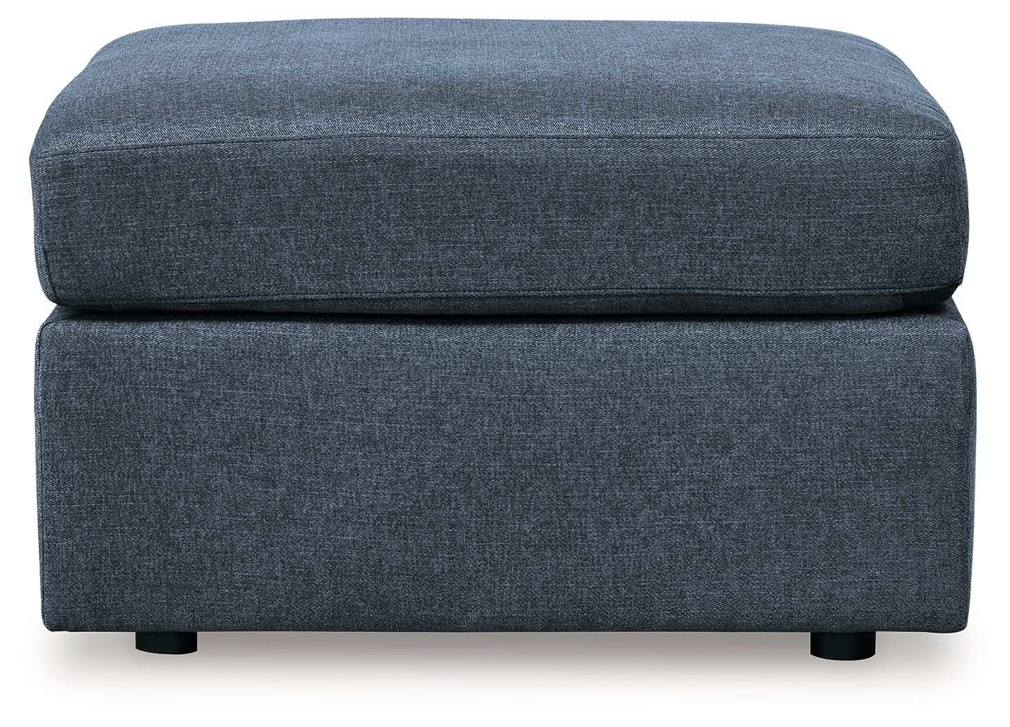Modmax - Oversized Accent Ottoman - Fabric - Ink - Best Buy Furniture