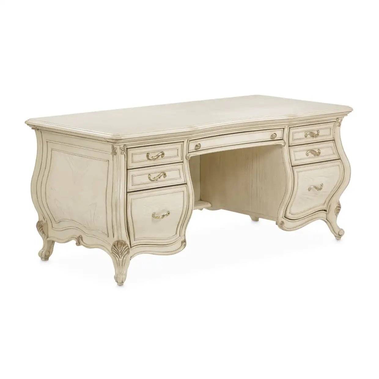 Platine de Royale - Desk - Champagne - Best Buy Furniture