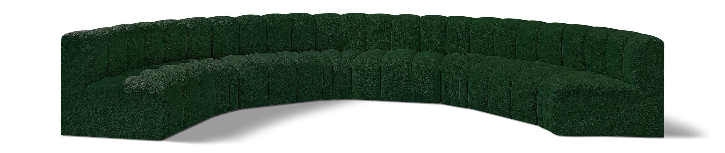 Arc - Boucle Fabric 8 Piece U-Shaped Modular Sofa - Best Buy Furniture