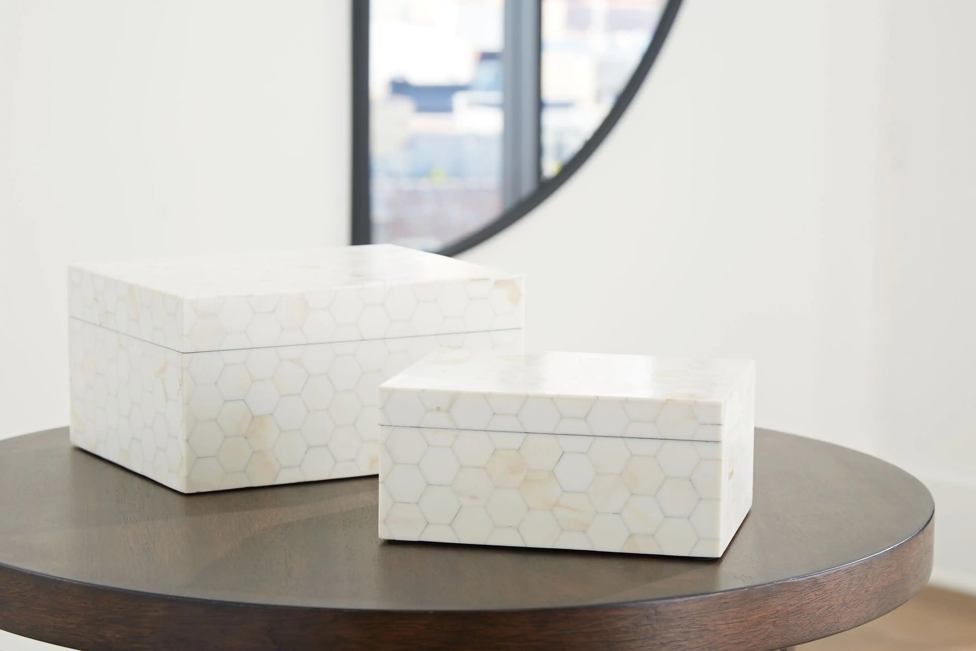 Aldenburg - Box Set (Set of 2) - Cream - Best Buy Furniture