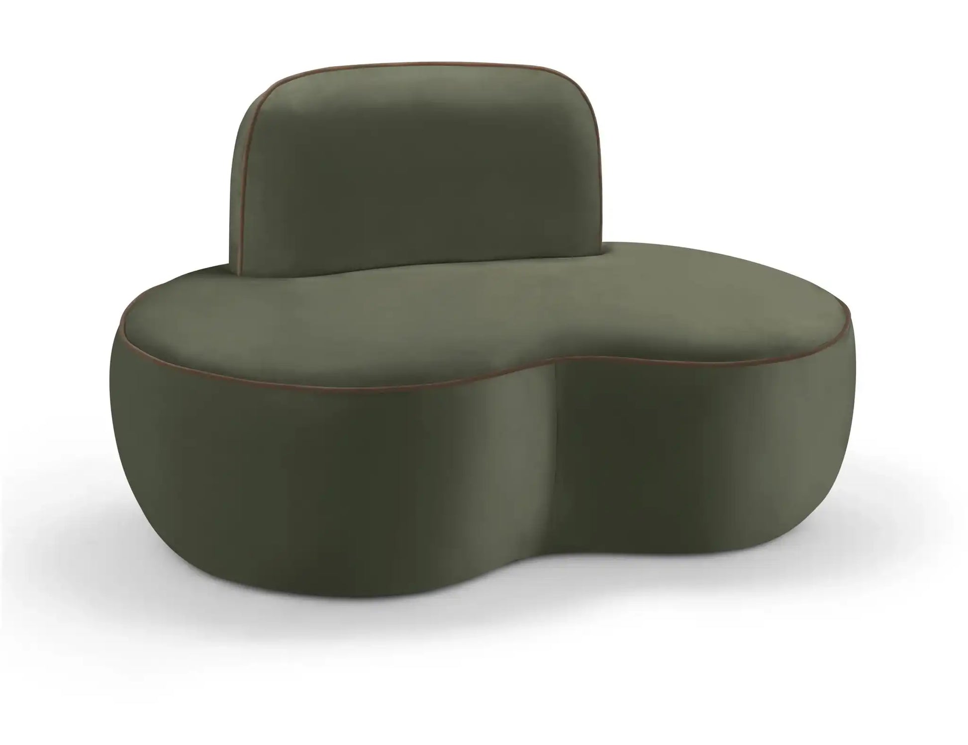 Swerve - Velvet Upholstered Chair - Best Buy Furniture