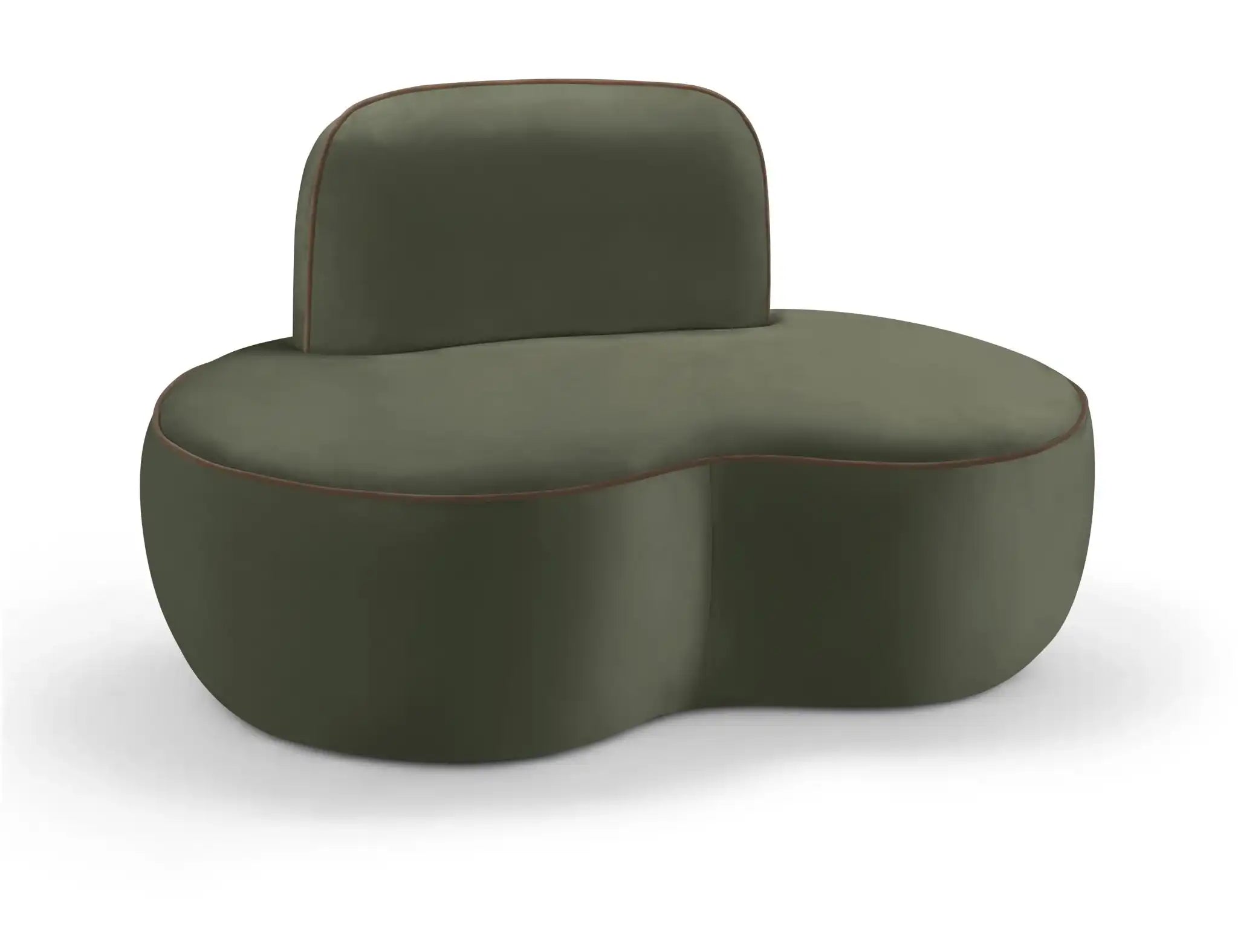 Swerve - Velvet Upholstered Chair - Best Buy Furniture