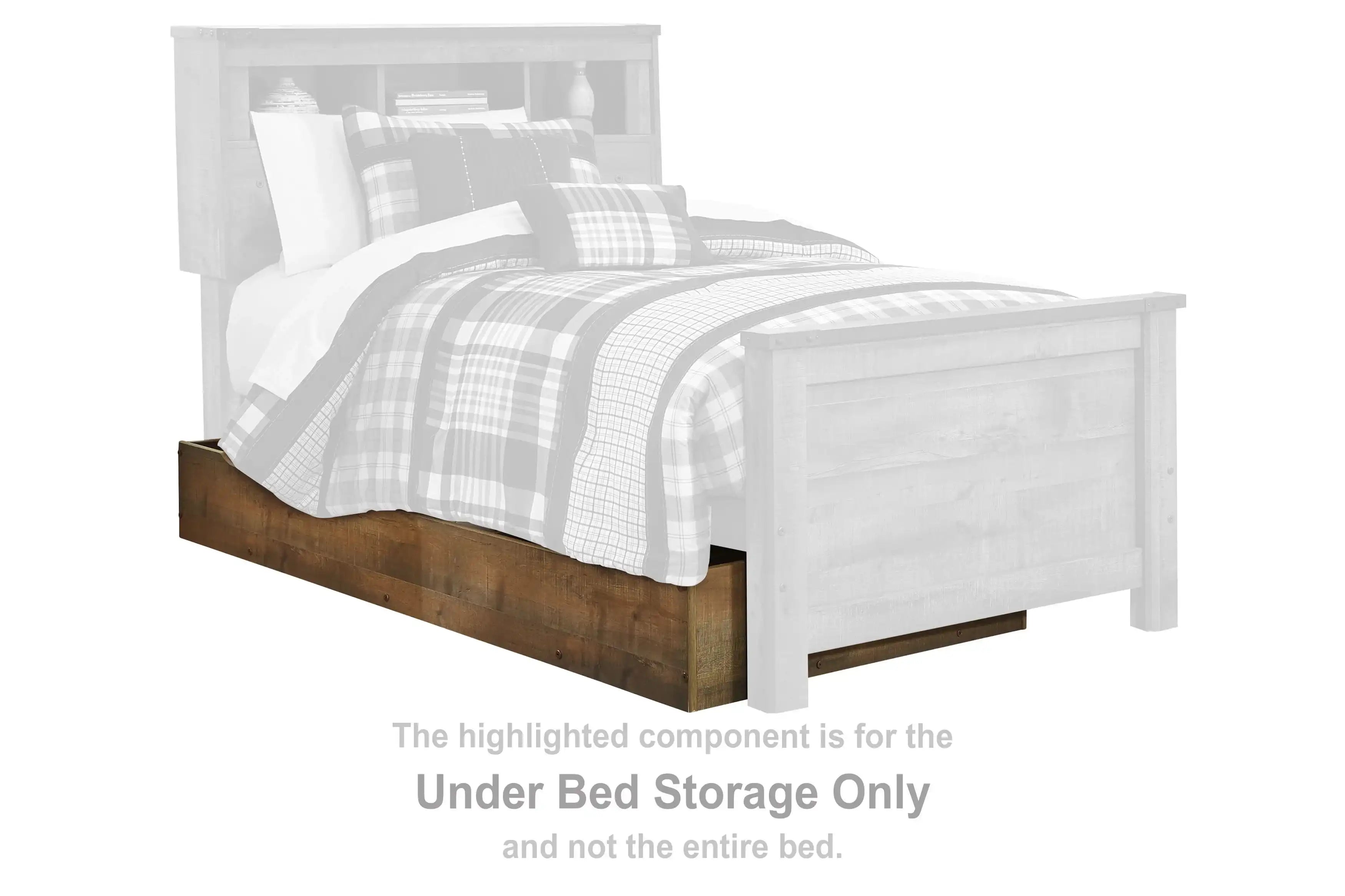 Trinell - Bookcase Storage Bed - Best Buy Furniture