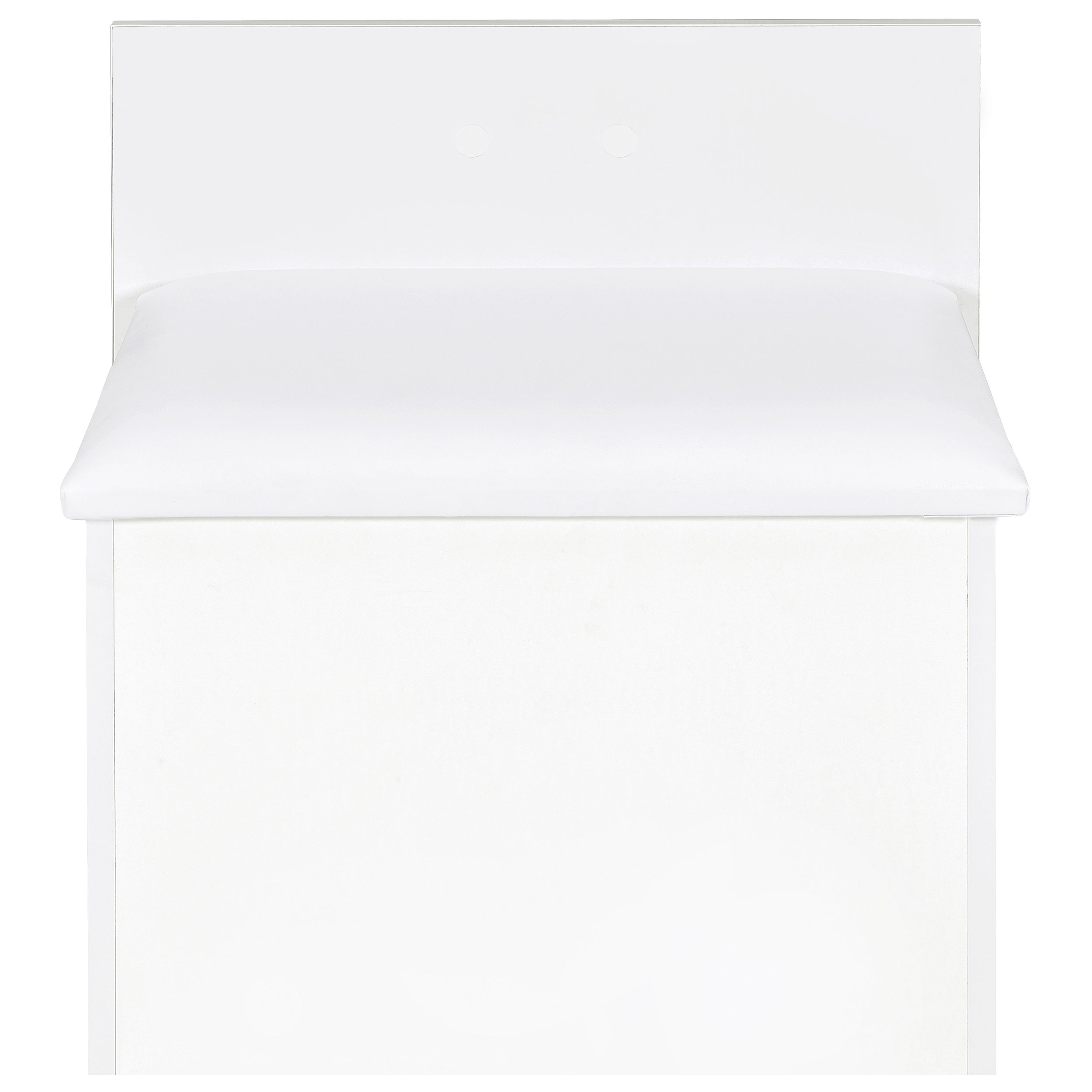 Danbury 3-drawer Makeup Vanity & Stool Set White High Gloss-