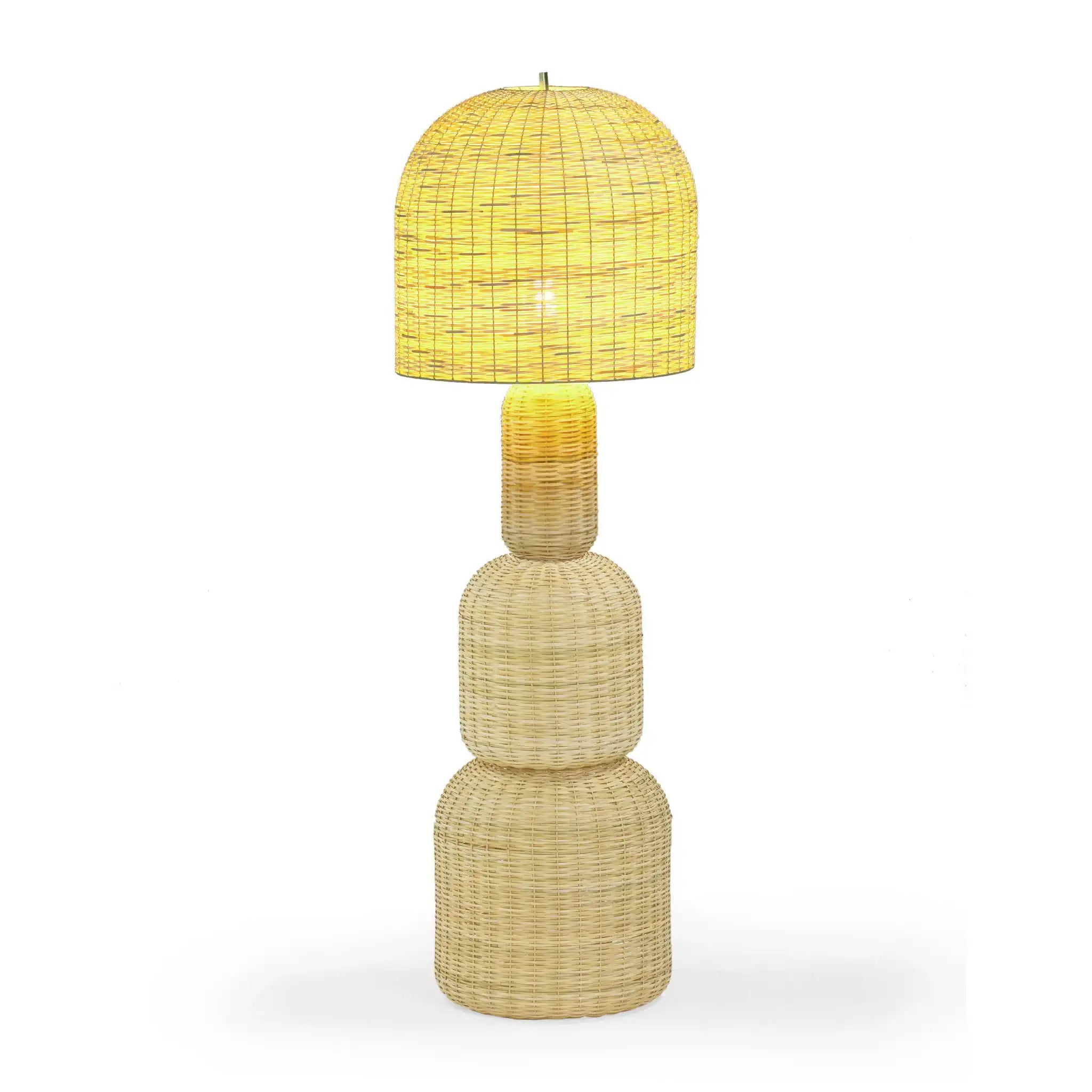 Kootu - Rattan Floor Lamp - Natural