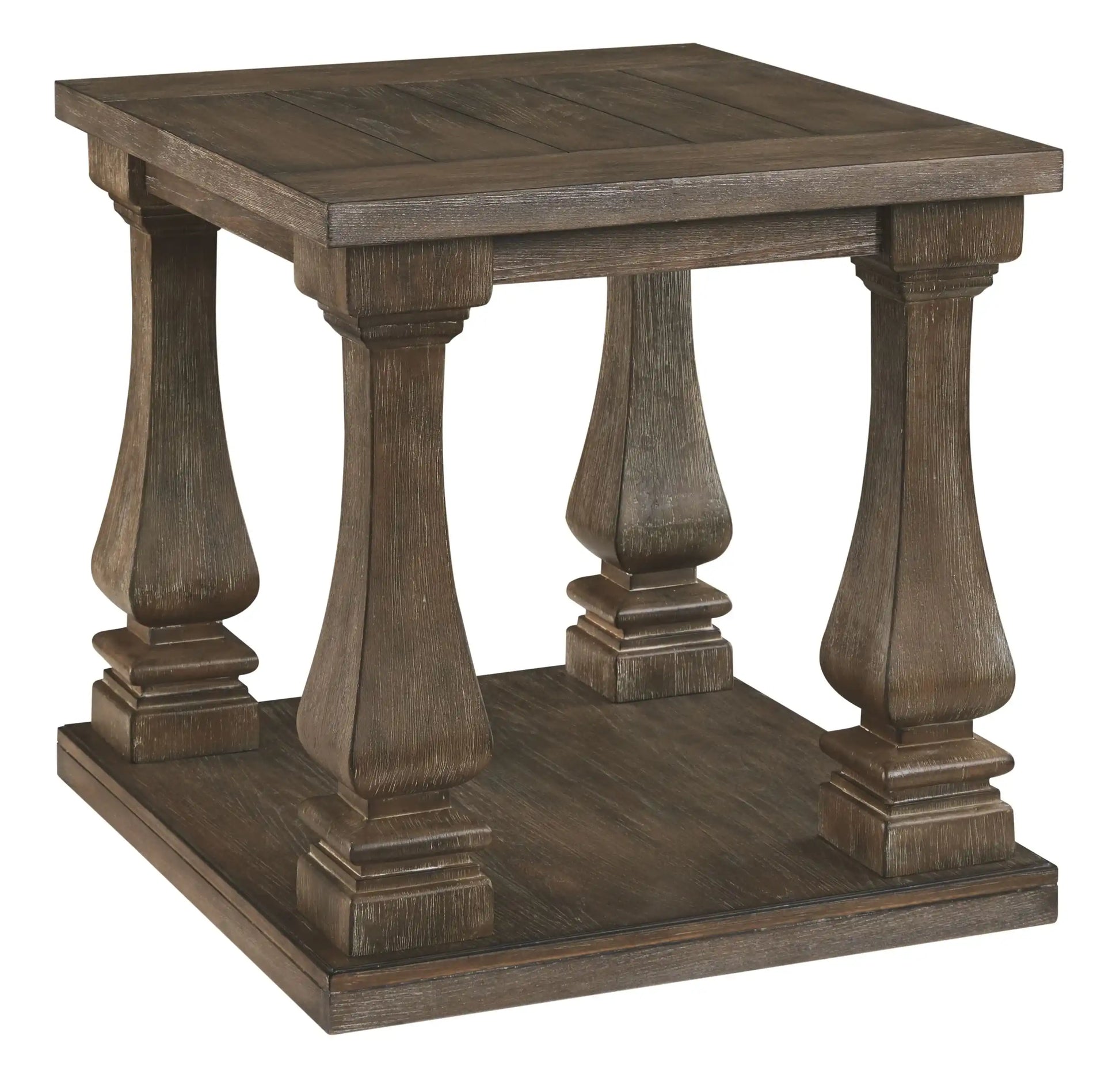 Johnelle - Rectangular End Table - Gray - Best Buy Furniture