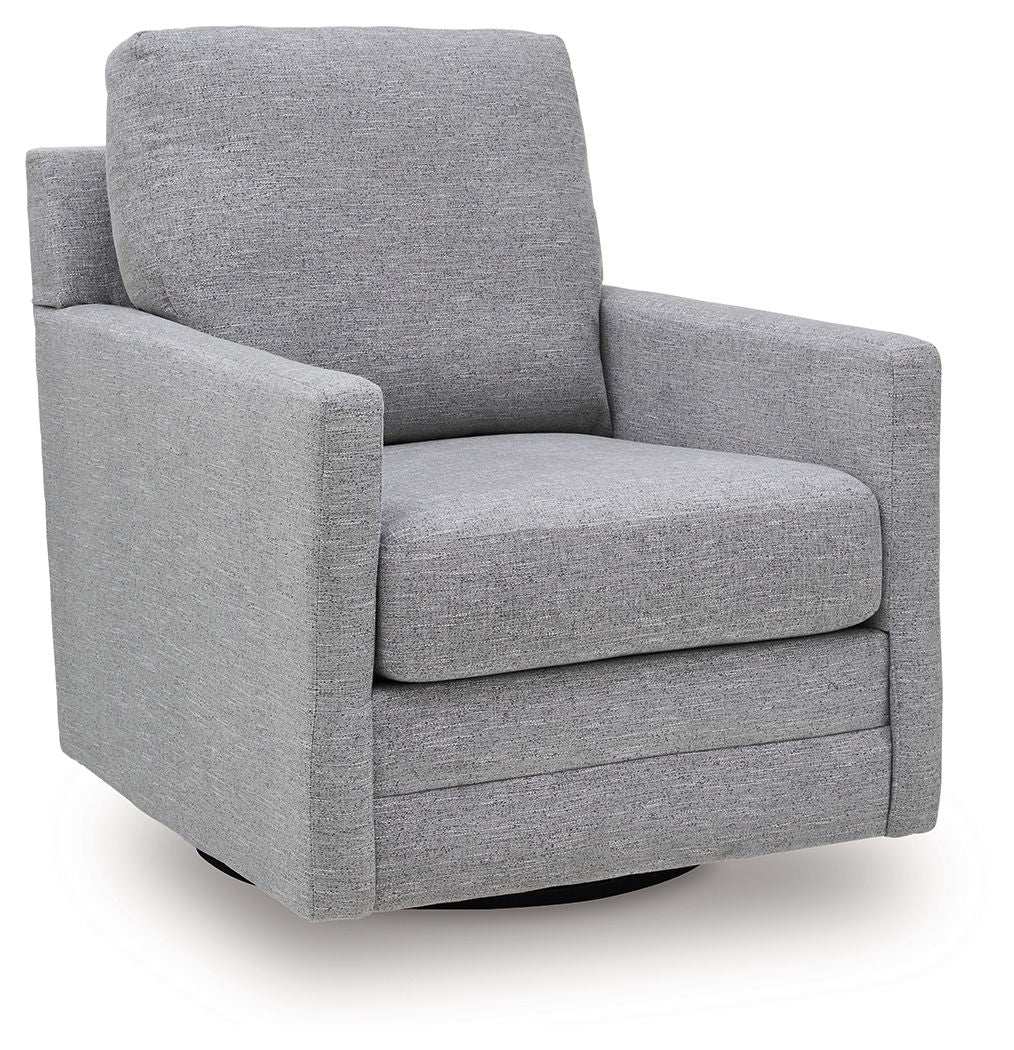 Freybourne Next-Gen Nuvella - Swivel Accent Chair - Best Buy Furniture