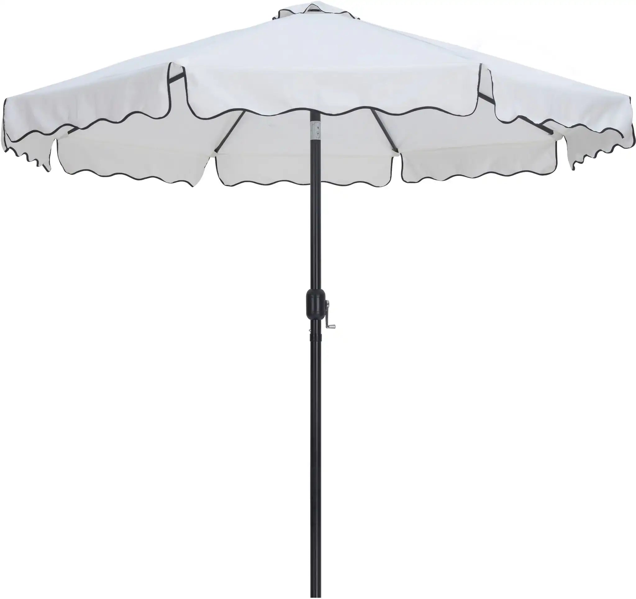 Amalfi - Patio Umbrella - Light Brown Base / Black Pole