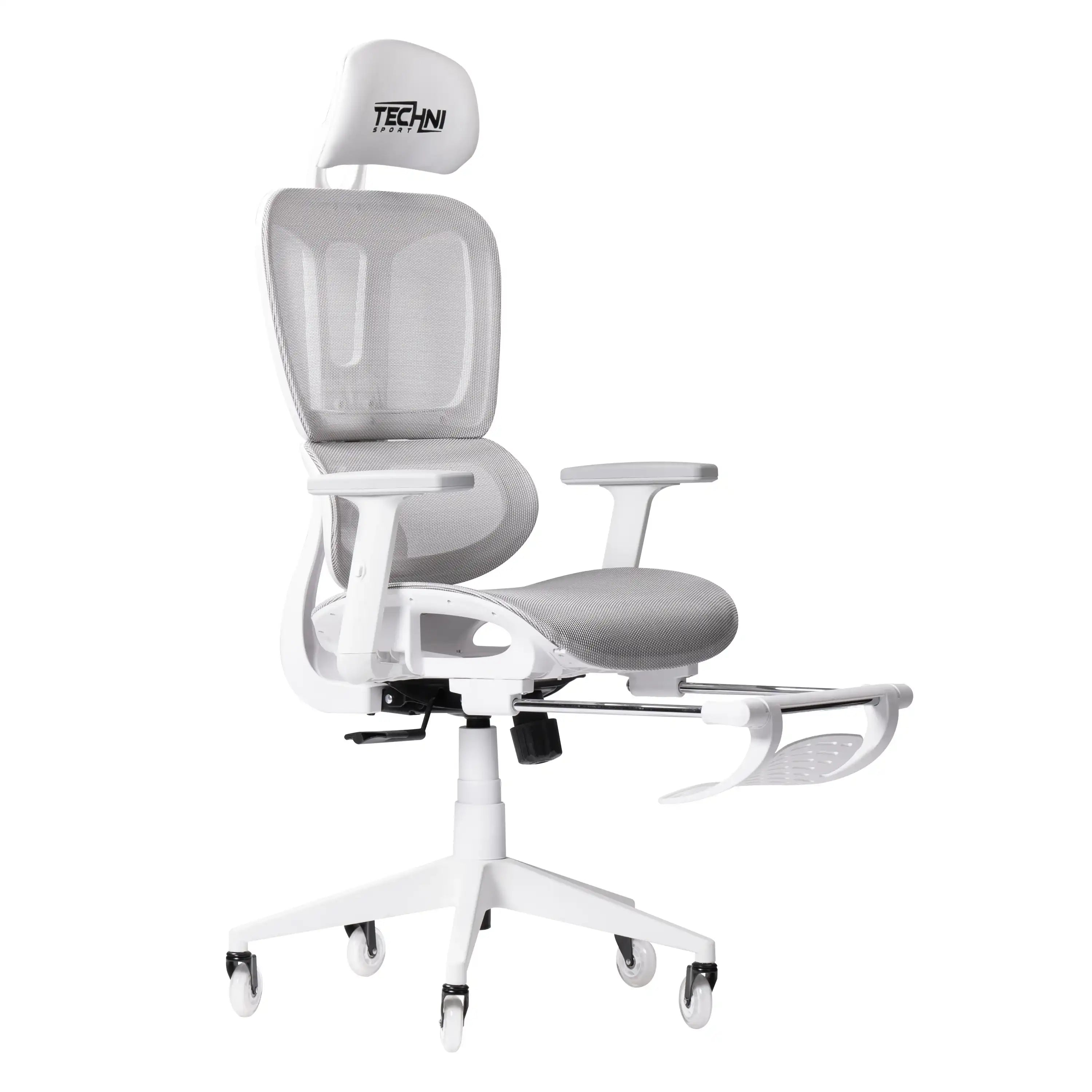 Techni Sport AIRFLEX2.0 White Mesh Gaming Chair - Best Buy Furniture