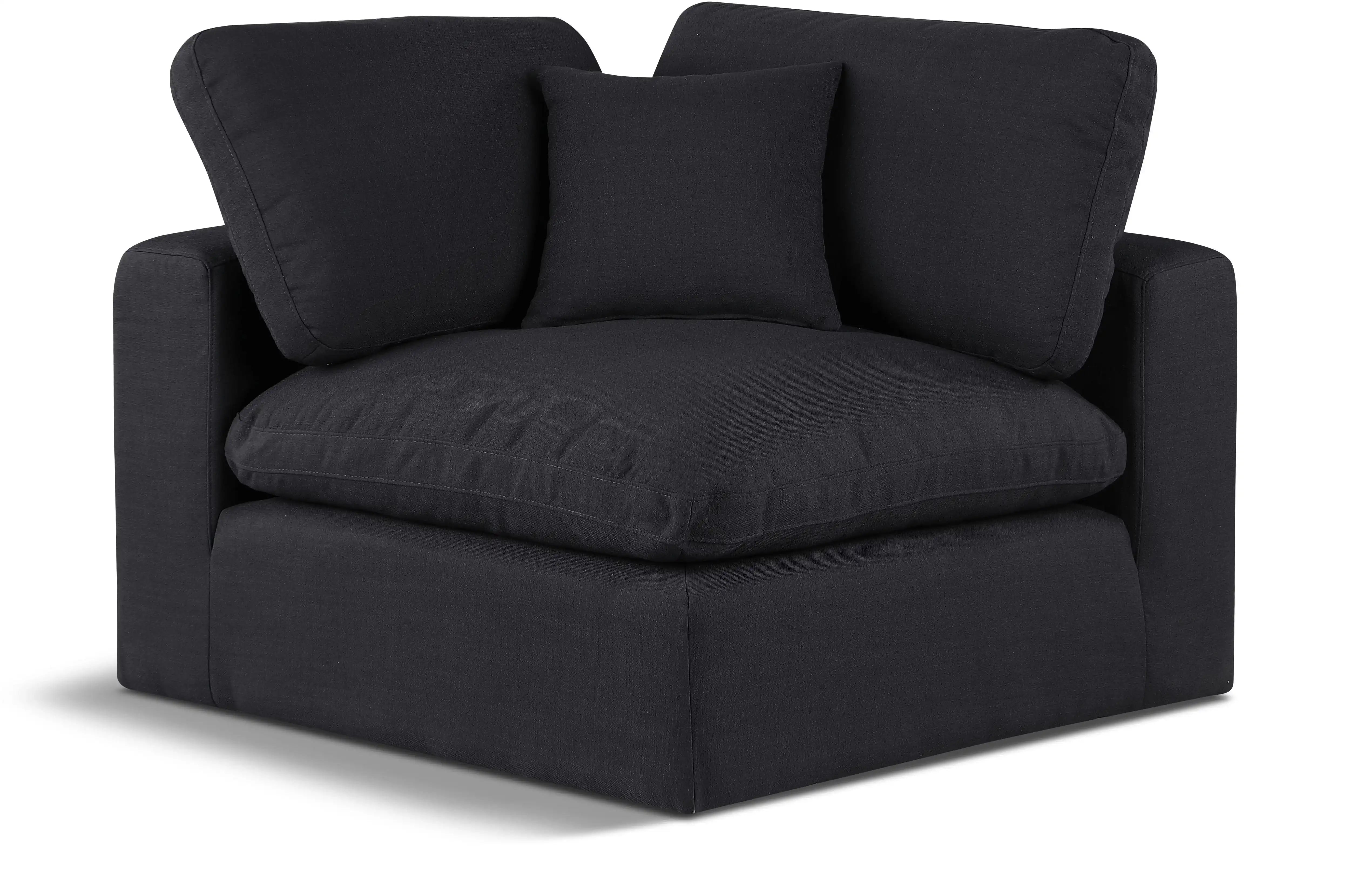 Comfy - Linen Corner Chair - Best Buy Furniture