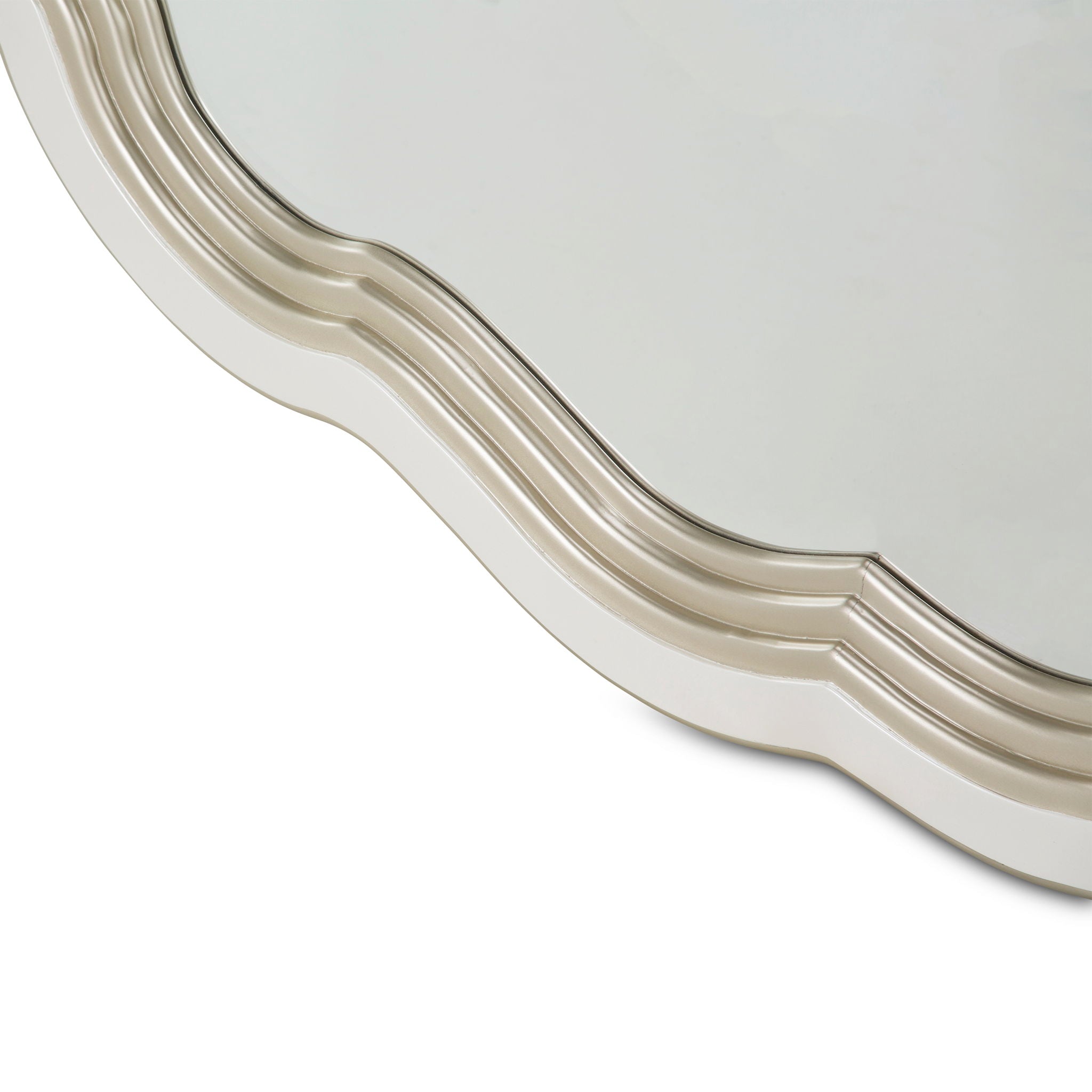 London Place - Wall Mirror - Creamy Pearl