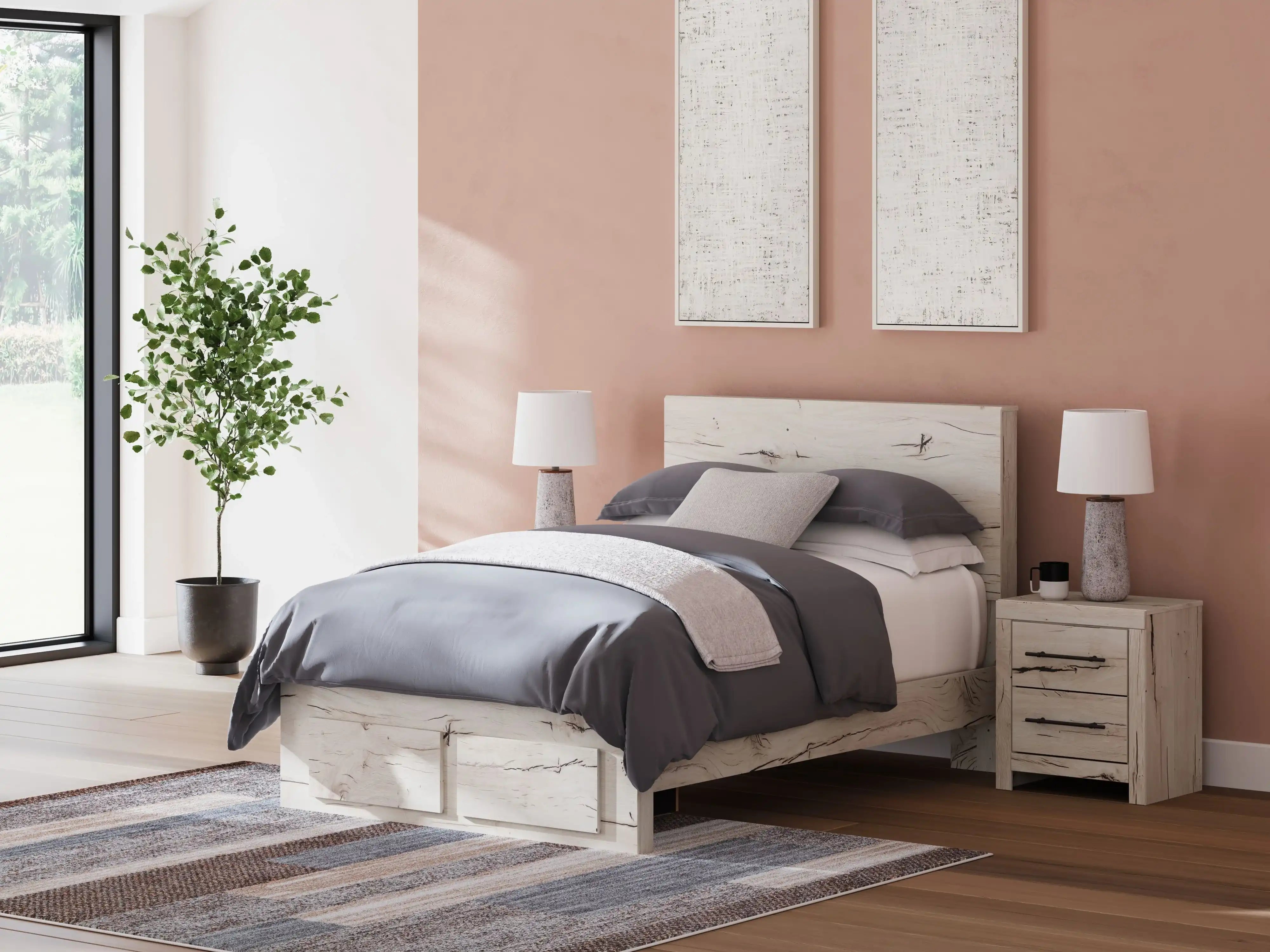 Lawroy - Panel Bed With Storage - Best Buy Furniture