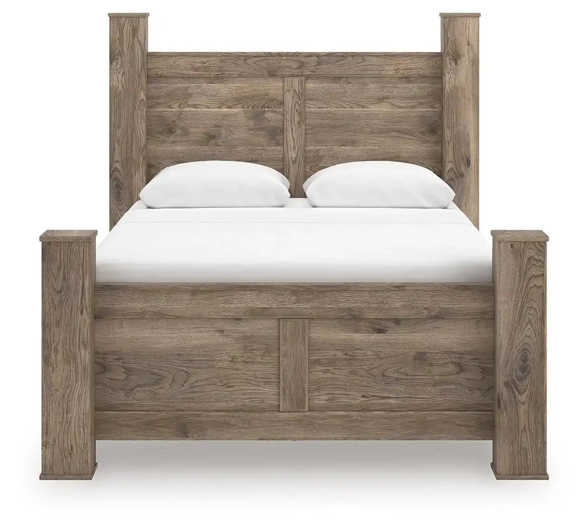 Rusticott - Poster Bed - Best Buy Furniture