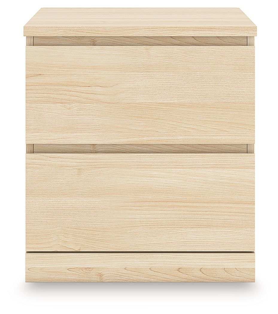 Onita - Two Drawer Night Stand - Best Buy Furniture