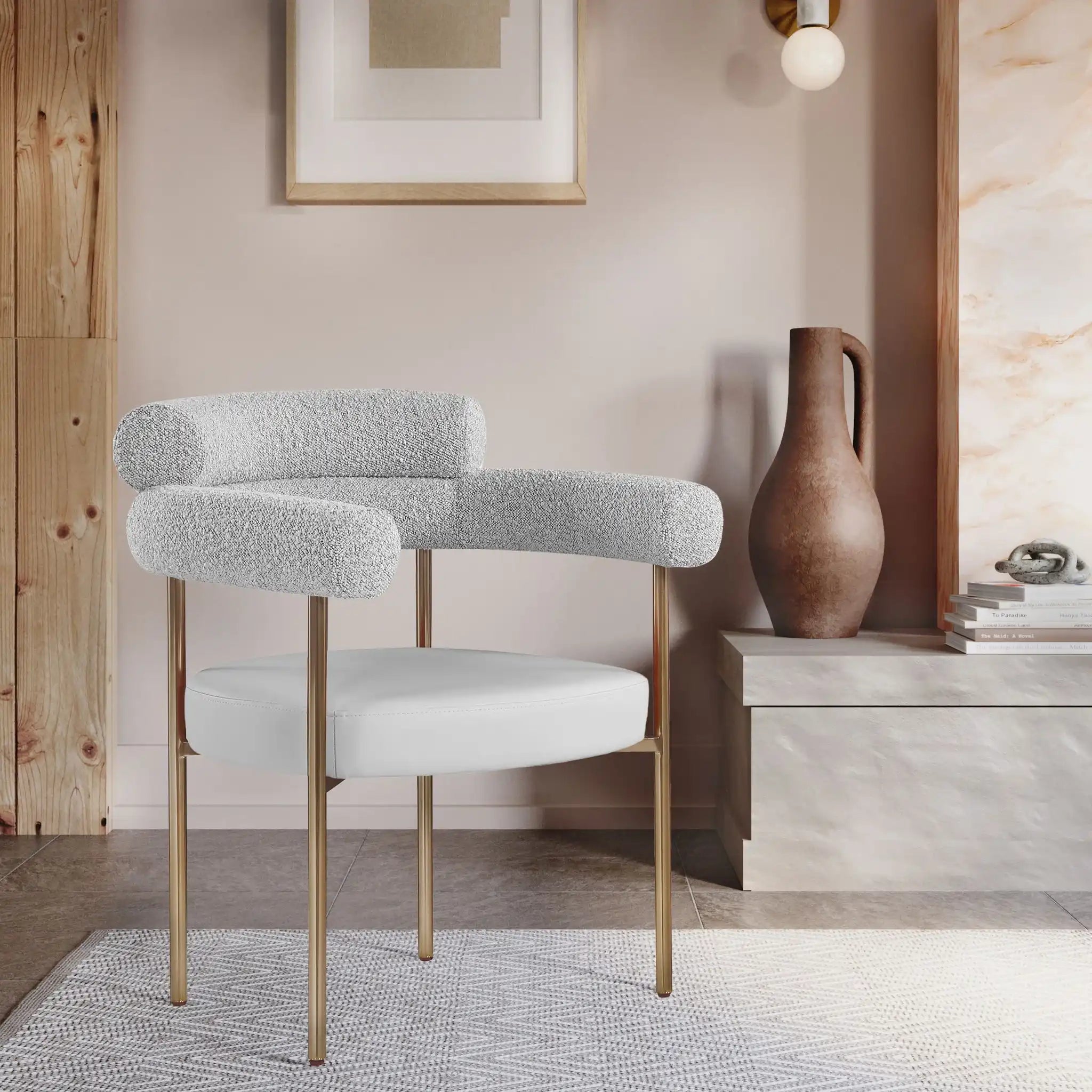 Blake - Dining Chair With Bronze Legs (Set of 2)