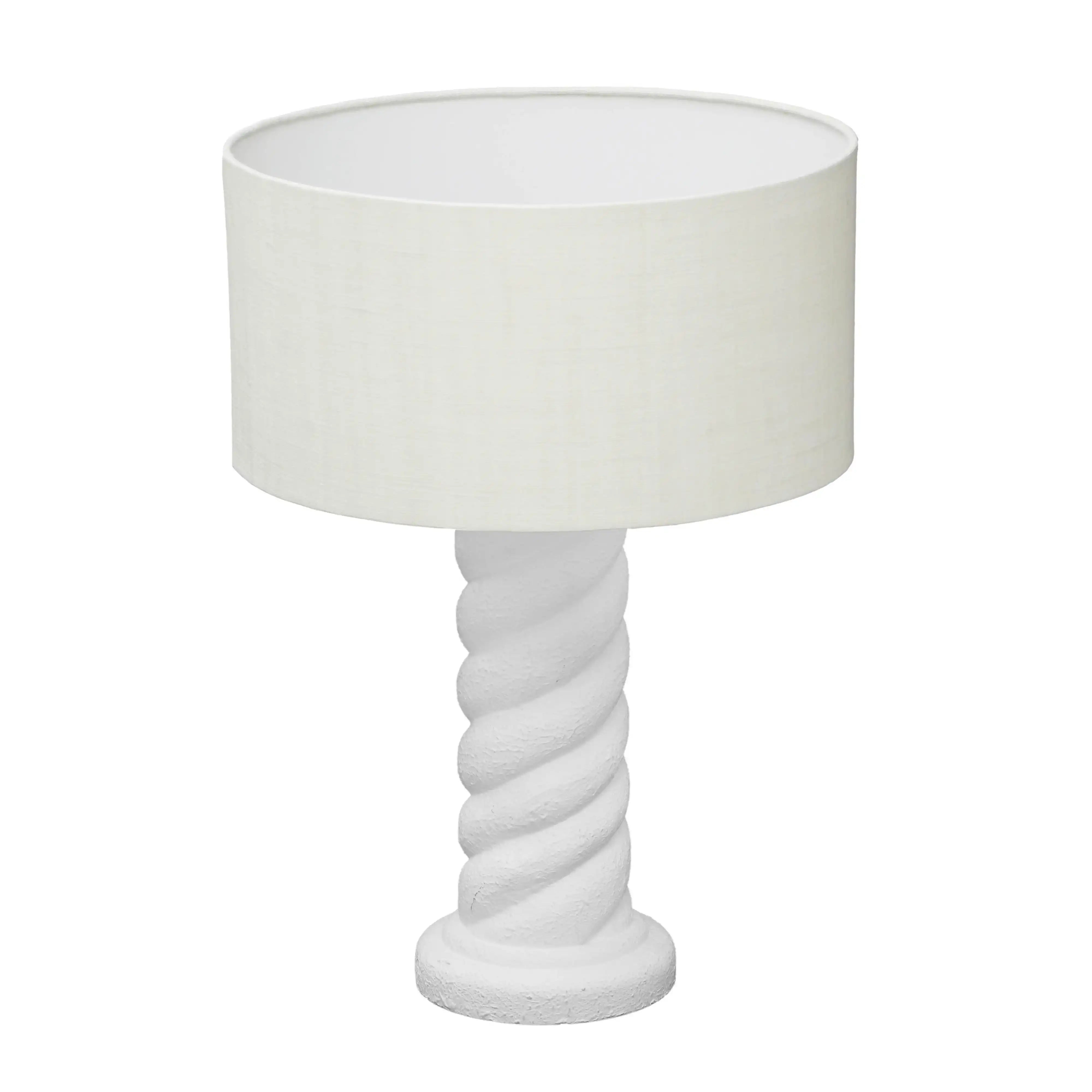Rapunzel - Table Lamp - White And Cream - Best Buy Furniture