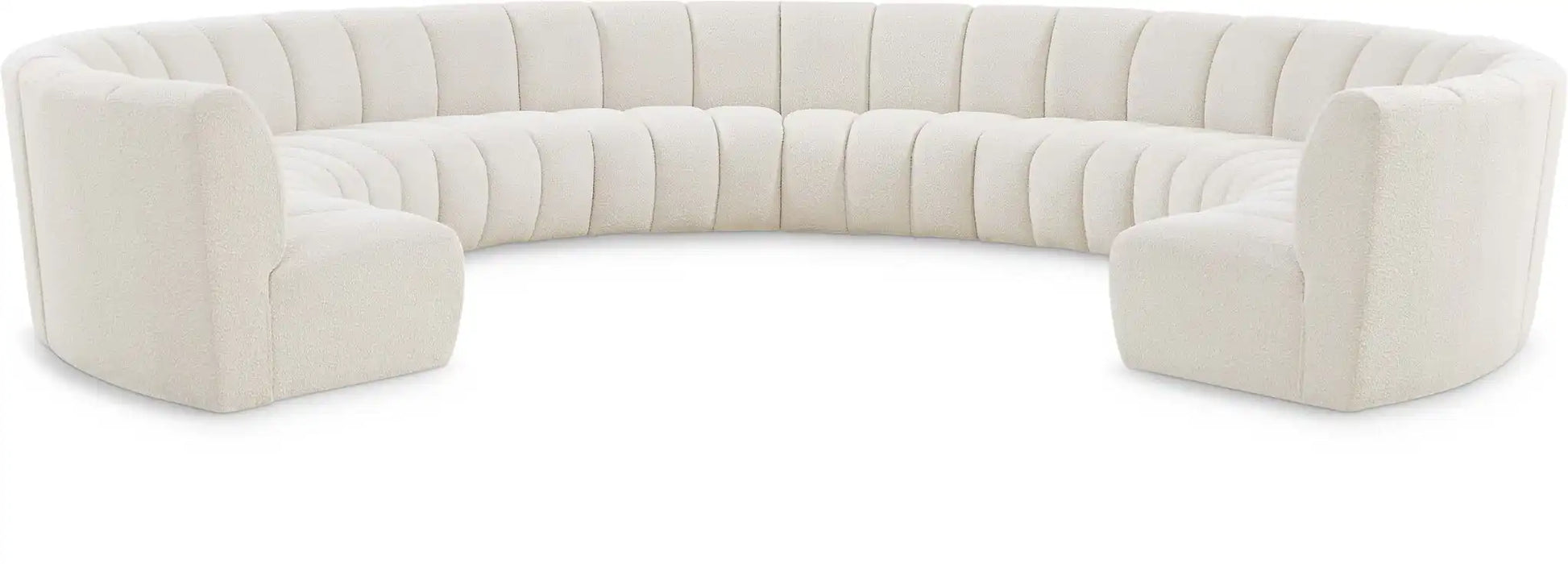 Infinity - 10 Piece Boucle Modular Sectional - Best Buy Furniture