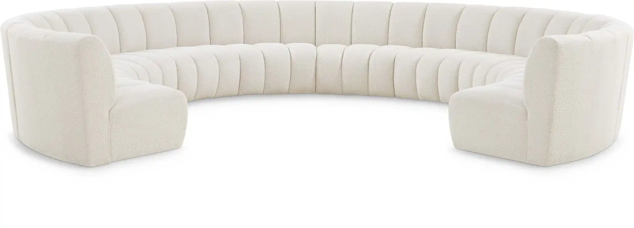 Infinity - 10 Piece Boucle Modular Sectional - Best Buy Furniture