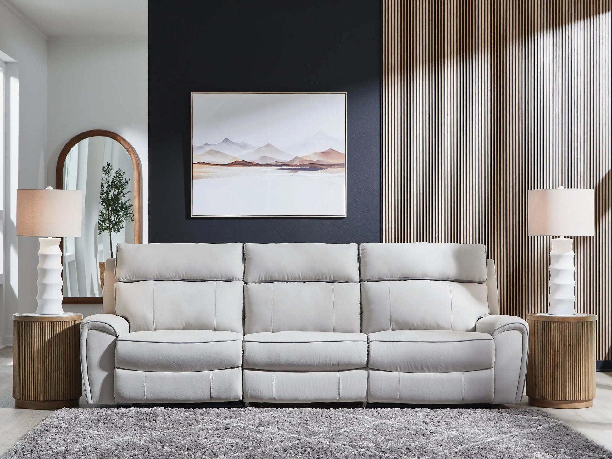 Social Pointe - Reclining Sectional - Best Buy Furniture