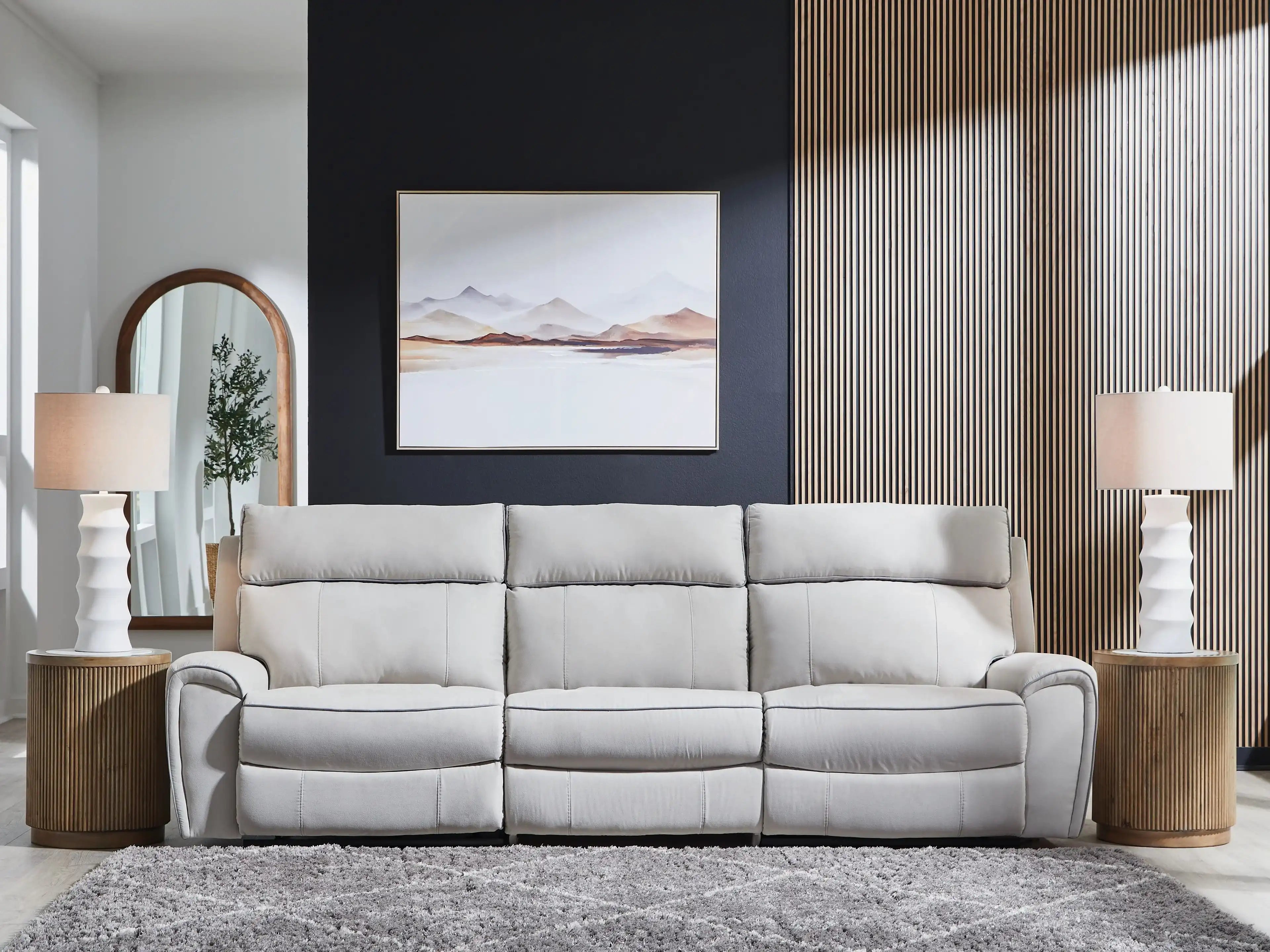 Social Pointe - Reclining Sectional - Best Buy Furniture