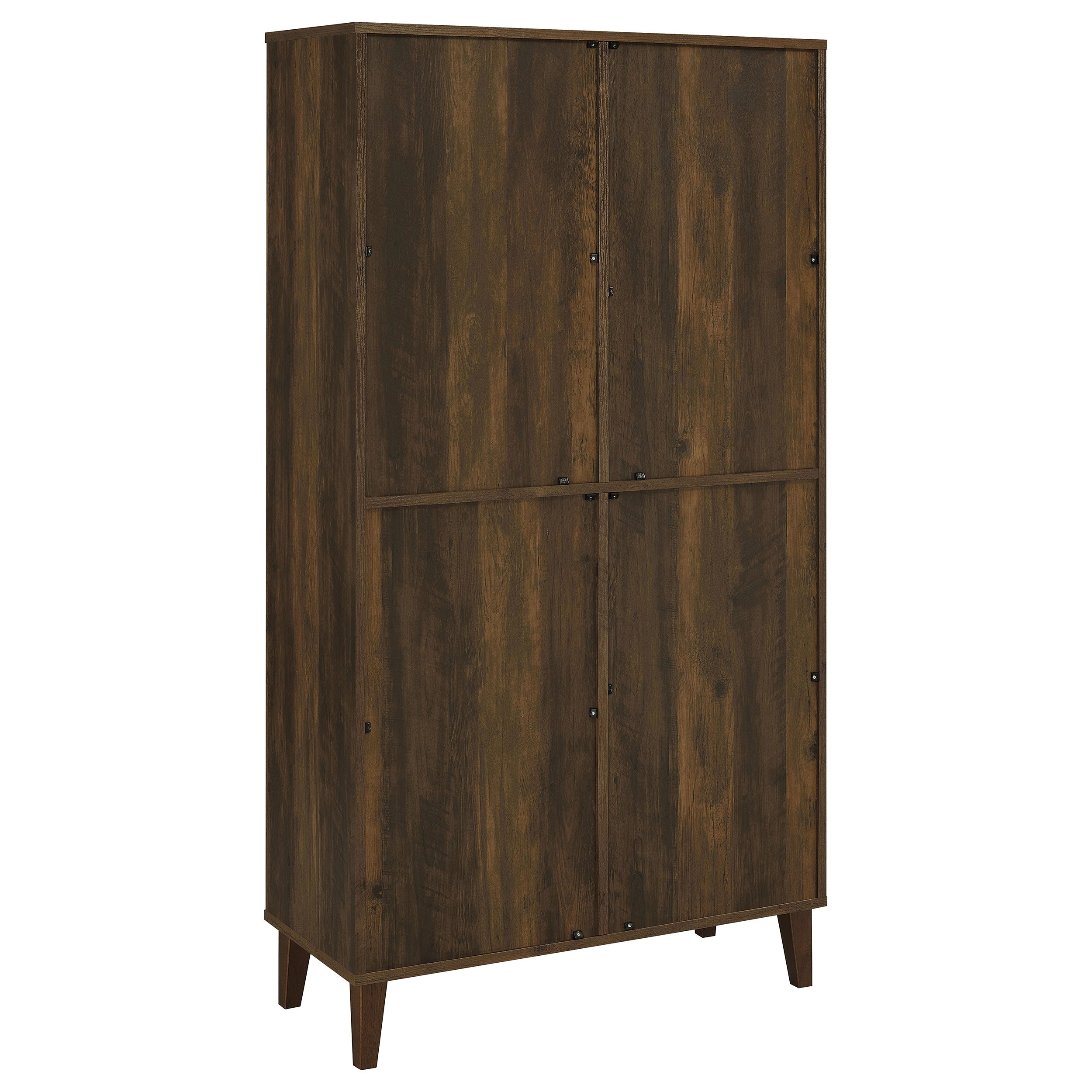 Elouise 4-door Engineered Wood Tall Accent Cabinet Dark Pine-
