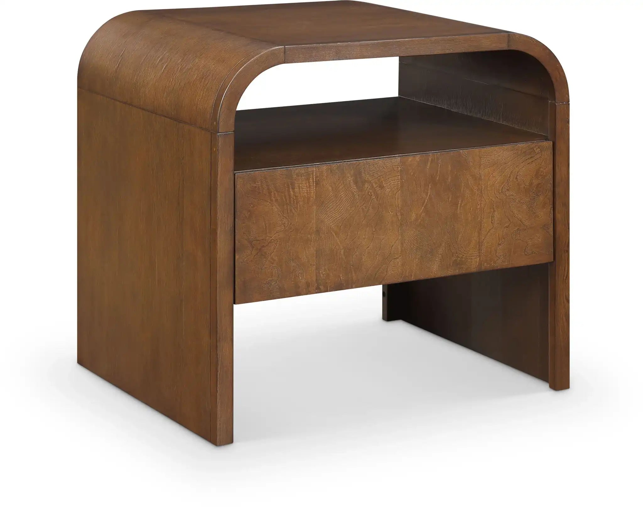 Giada - Solid Wood And Veneer Nightstand - Best Buy Furniture