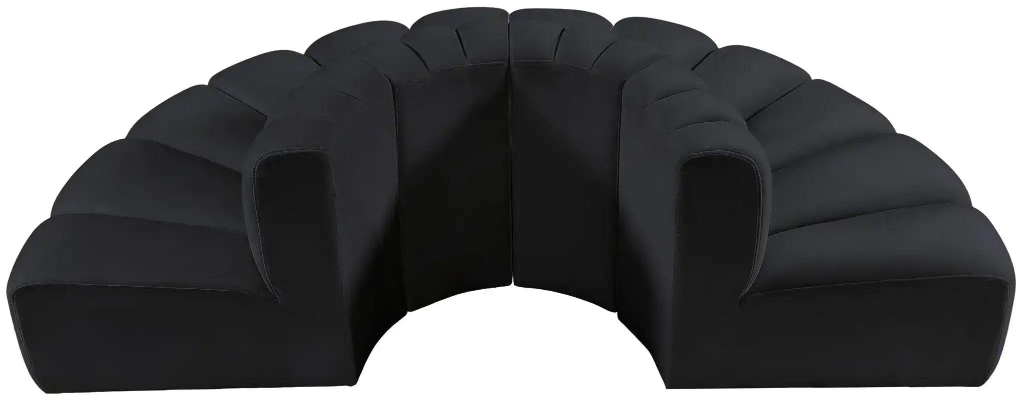 Arc - Velvet 4 Piece Modular Sofa