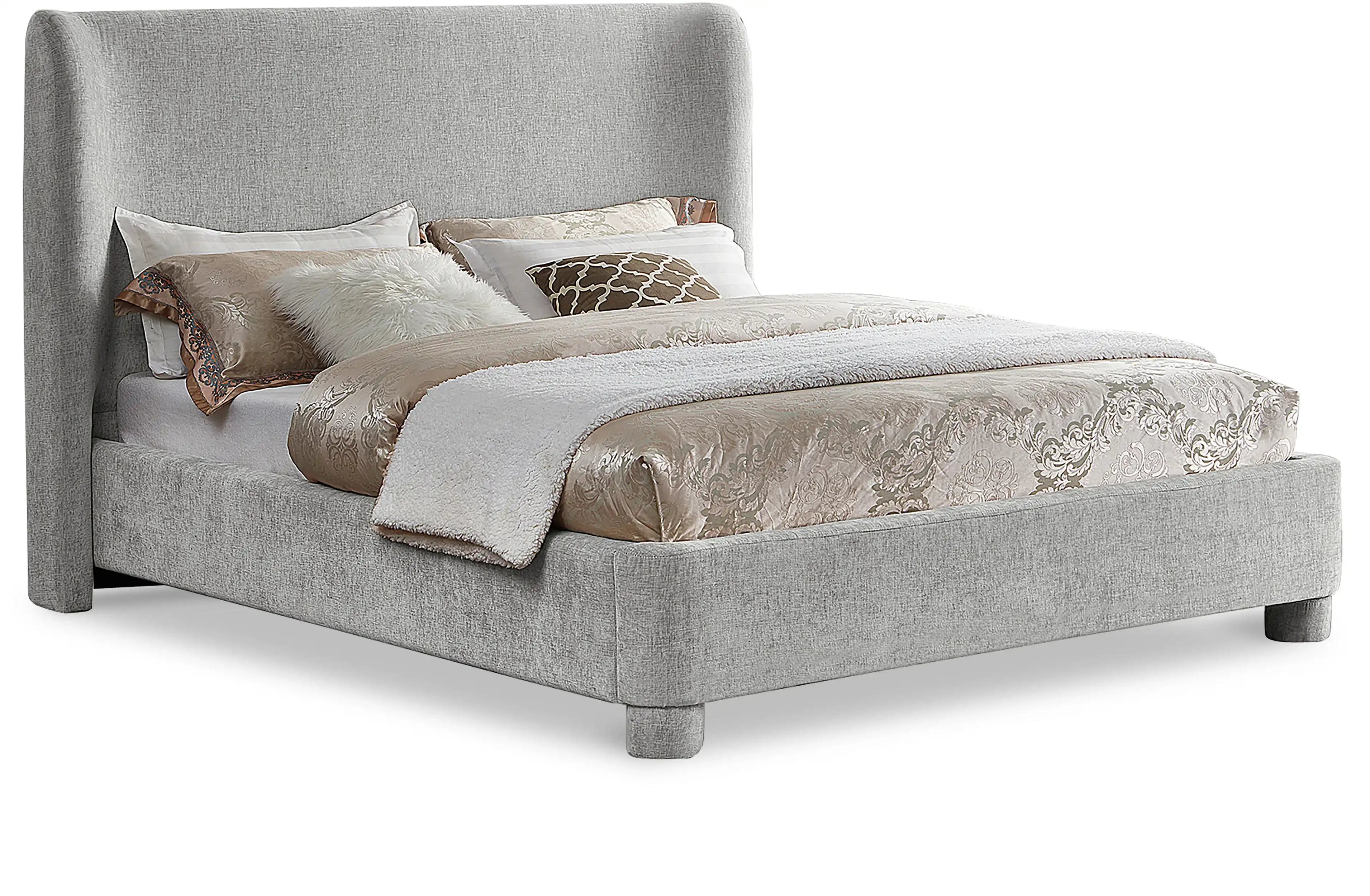 Penny - Chenille Fabric Bed - Best Buy Furniture