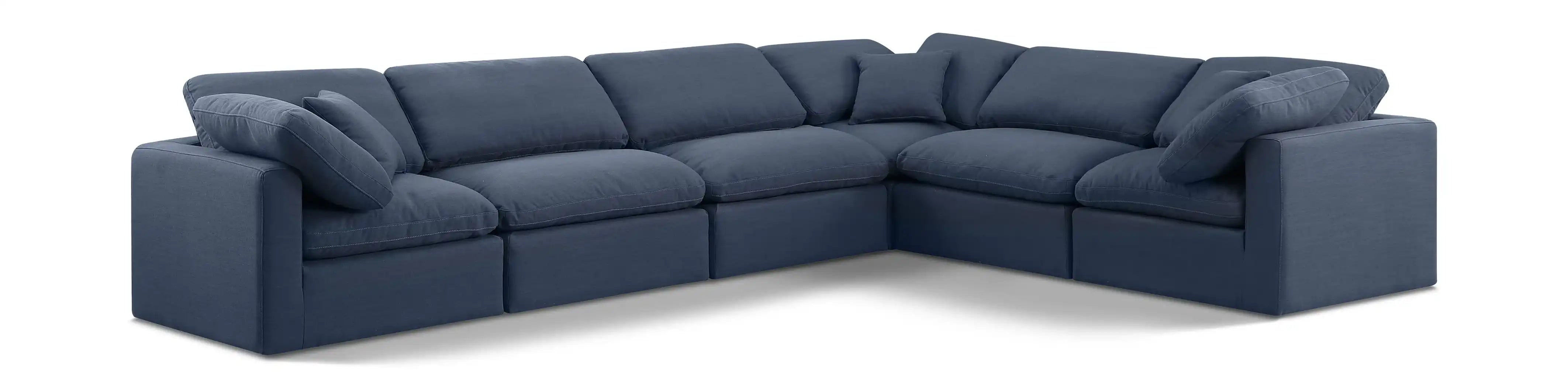 Indulge - Linen 6 Piece Modular Corner Sectional - Best Buy Furniture