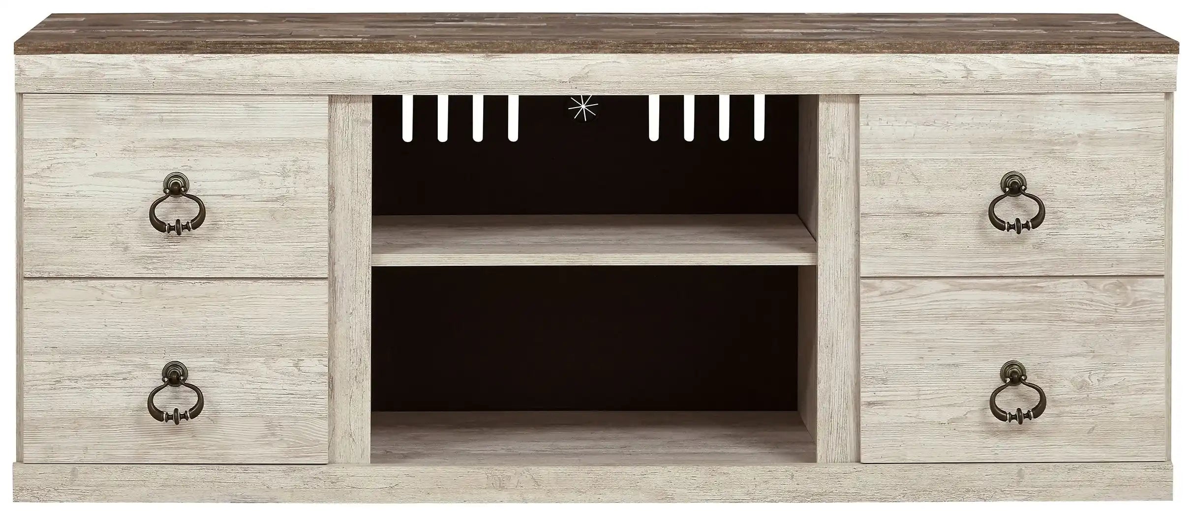 Willowton - TV Stand With Fireplace Option - Best Buy Furniture