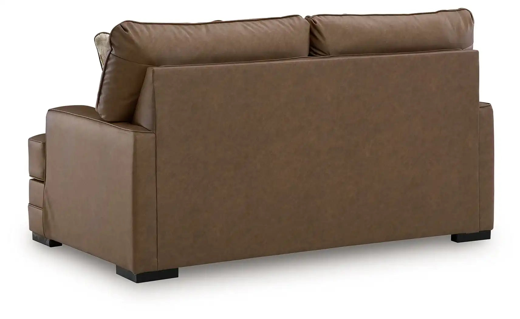 VillaCourt - Loveseat - Caramel - Best Buy Furniture